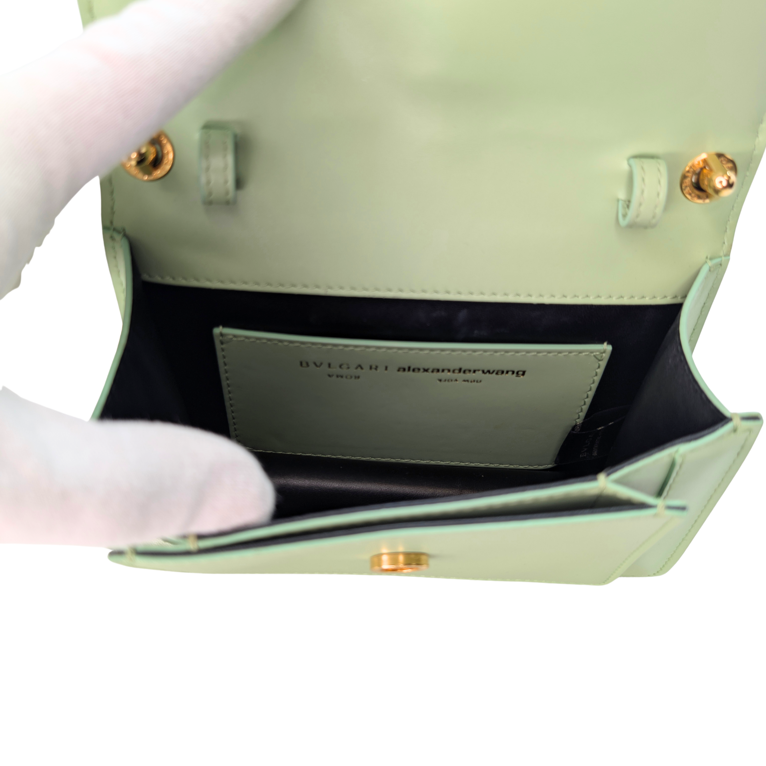 Bvlgari X Alexander Wang Serpenti Bag Sage Green