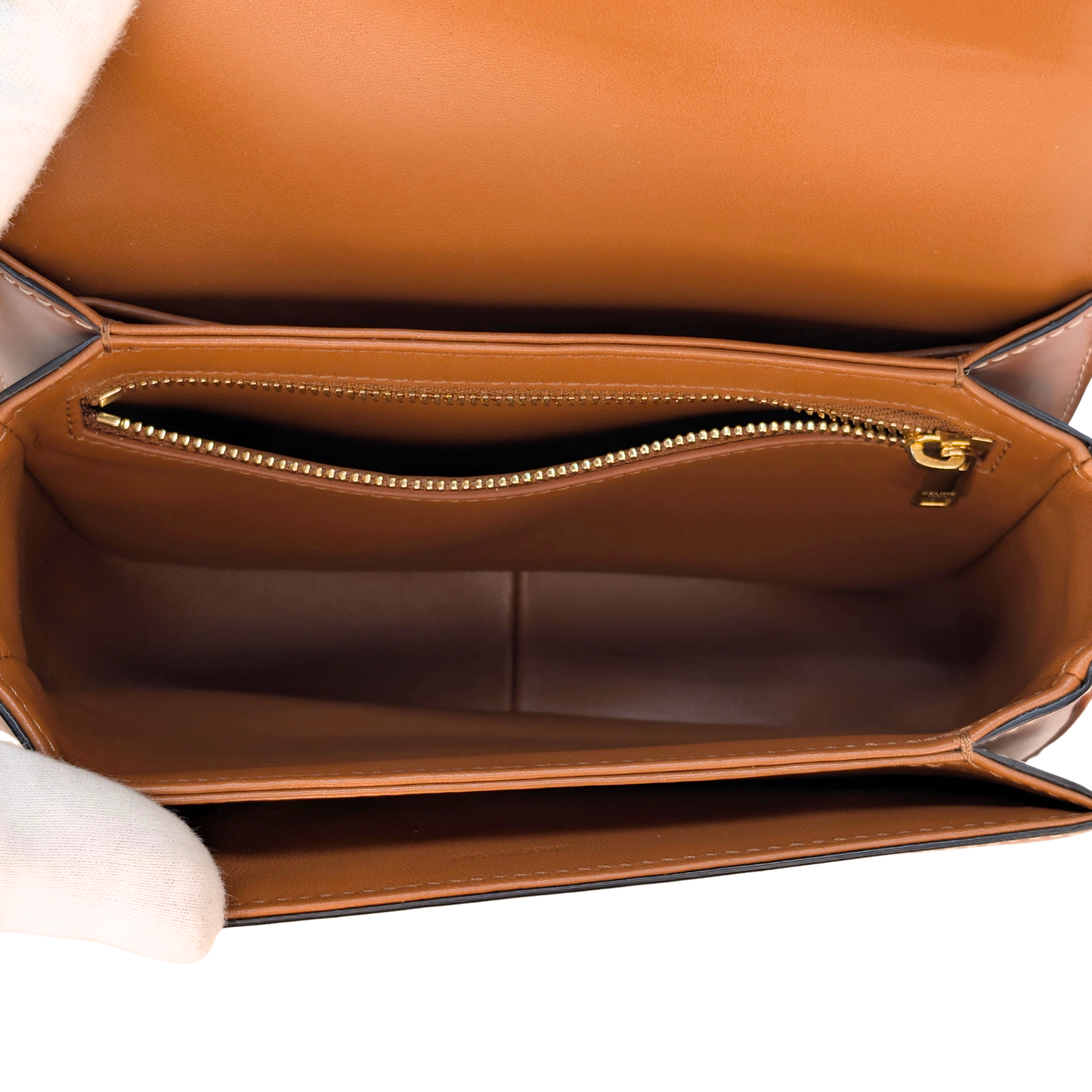 Celine Teen Triomphe Crossbody Bag Triomphe Canvas