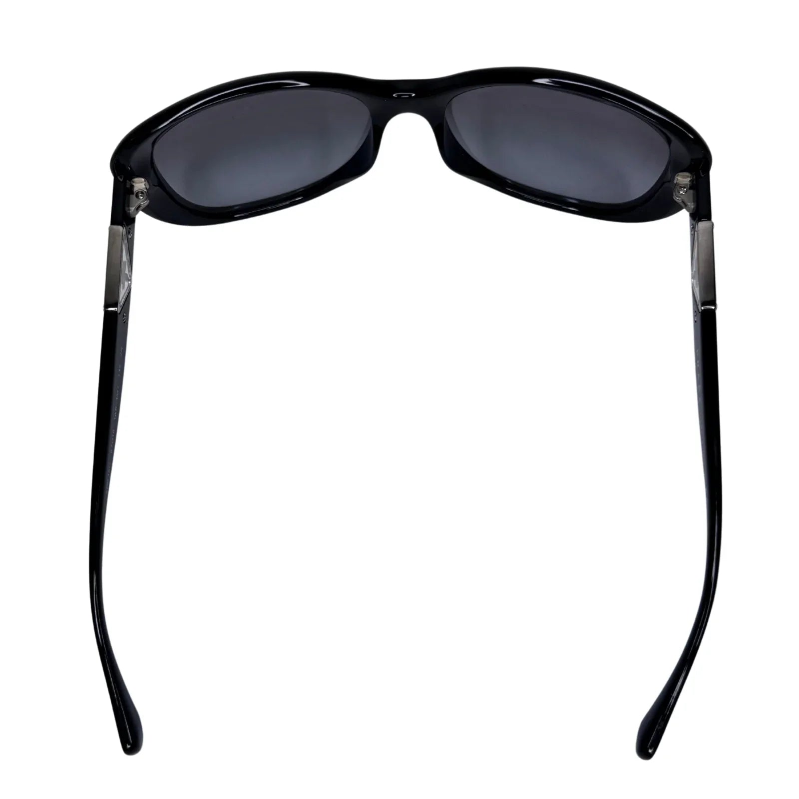 Prada SPR 150 Black Acetate Oversized Round Sunglasses - Lost Designer