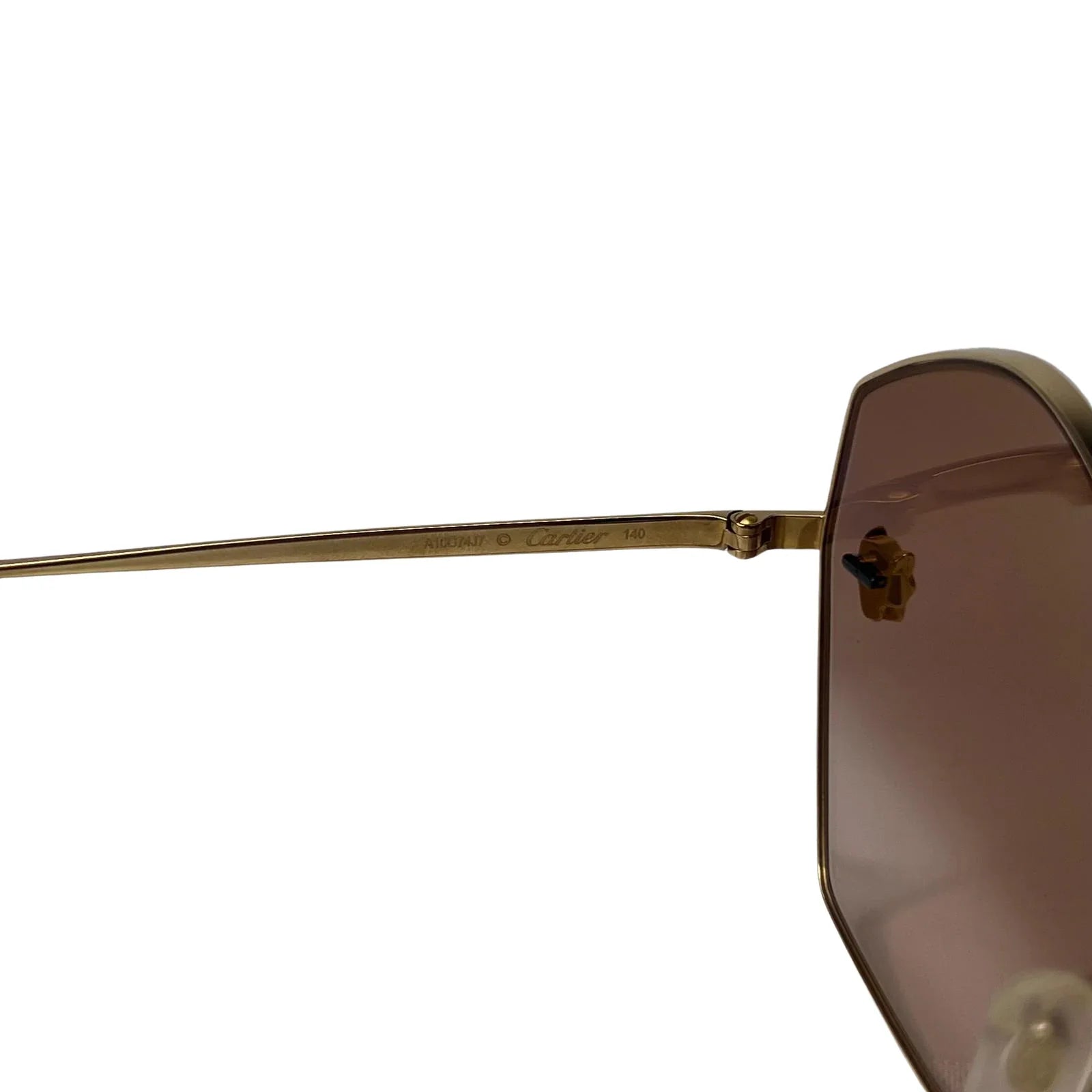 Cartier Panthère de Cartier Sunglasses – Gold / Brown Gradient - Lost Designer