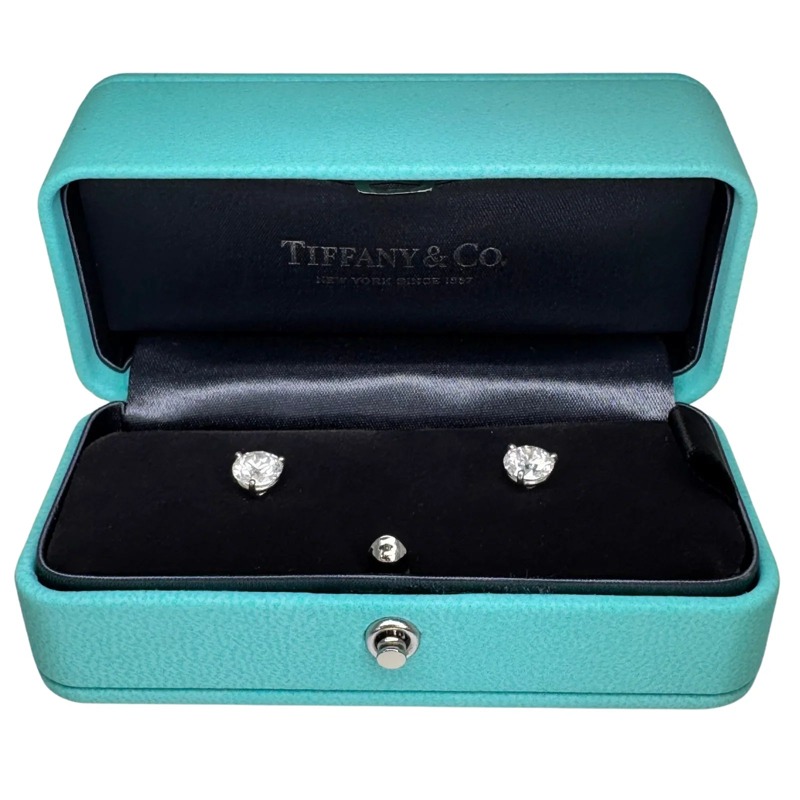 Tiffany & Co. 2.07ct Diamond Stud Earrings in Platinum - Lost Designer