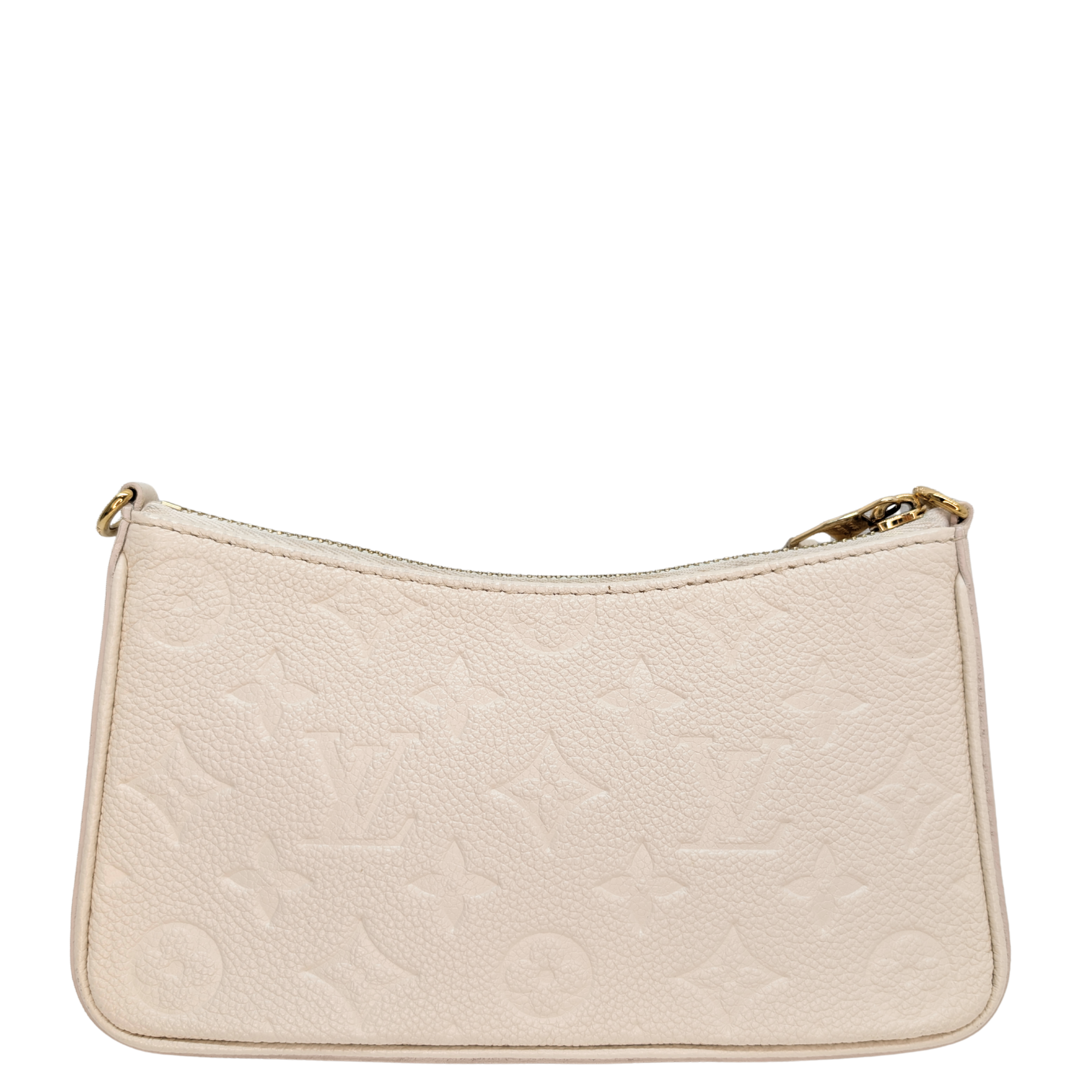 Louis Vuitton Easy Pouch On Strap Empreinte Leather White