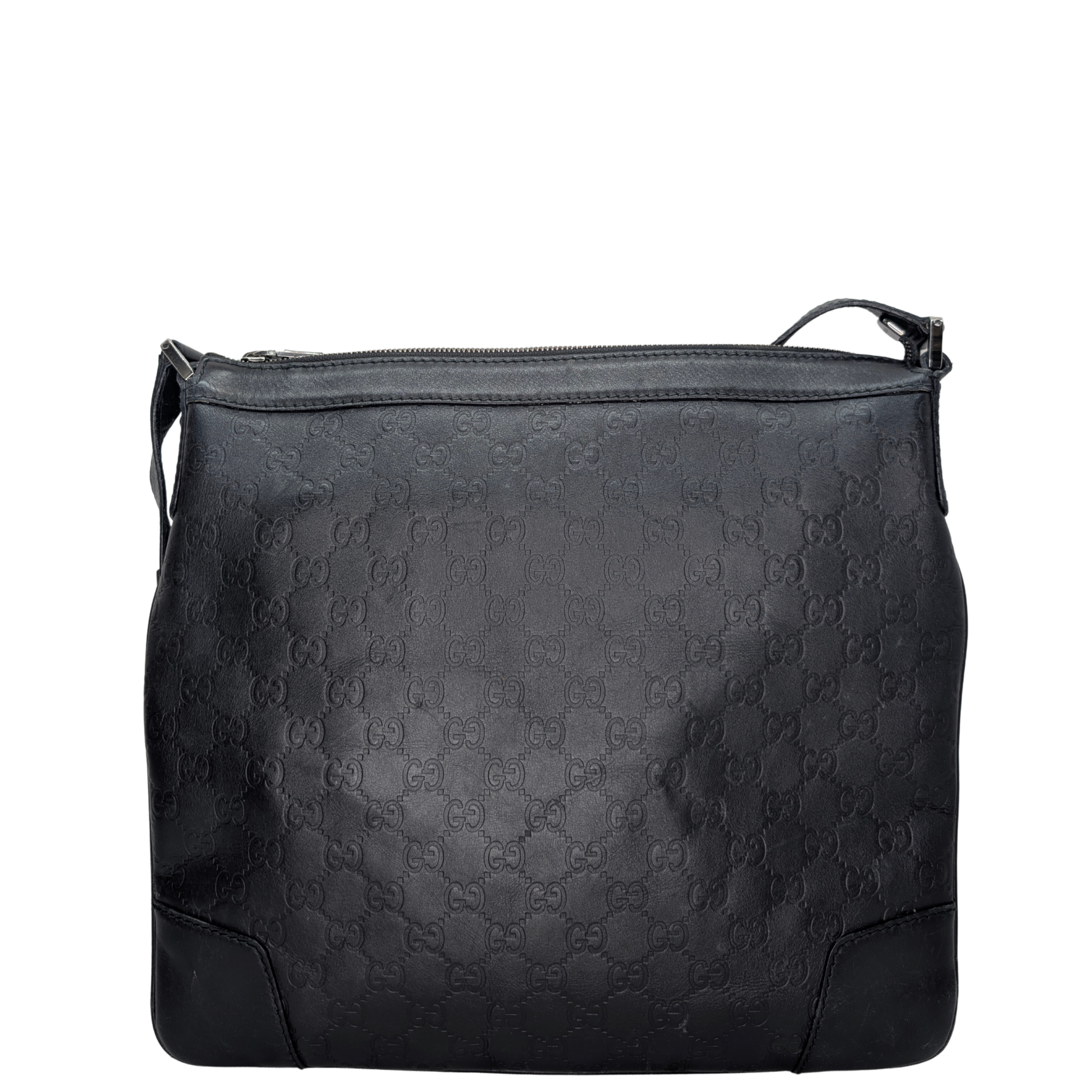 Gucci Guccissima Messenger Bag Large Black