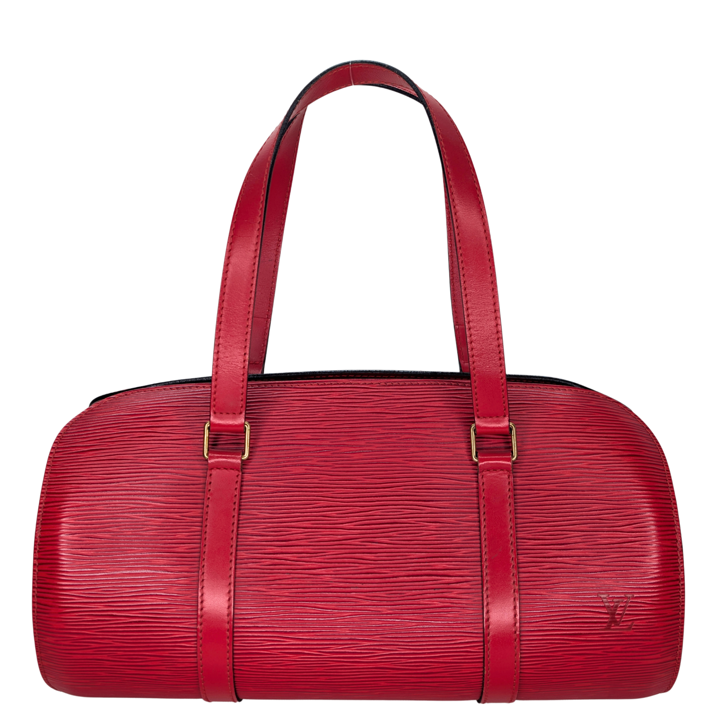 Louis Vuitton Epi Soufflot Red Handbag