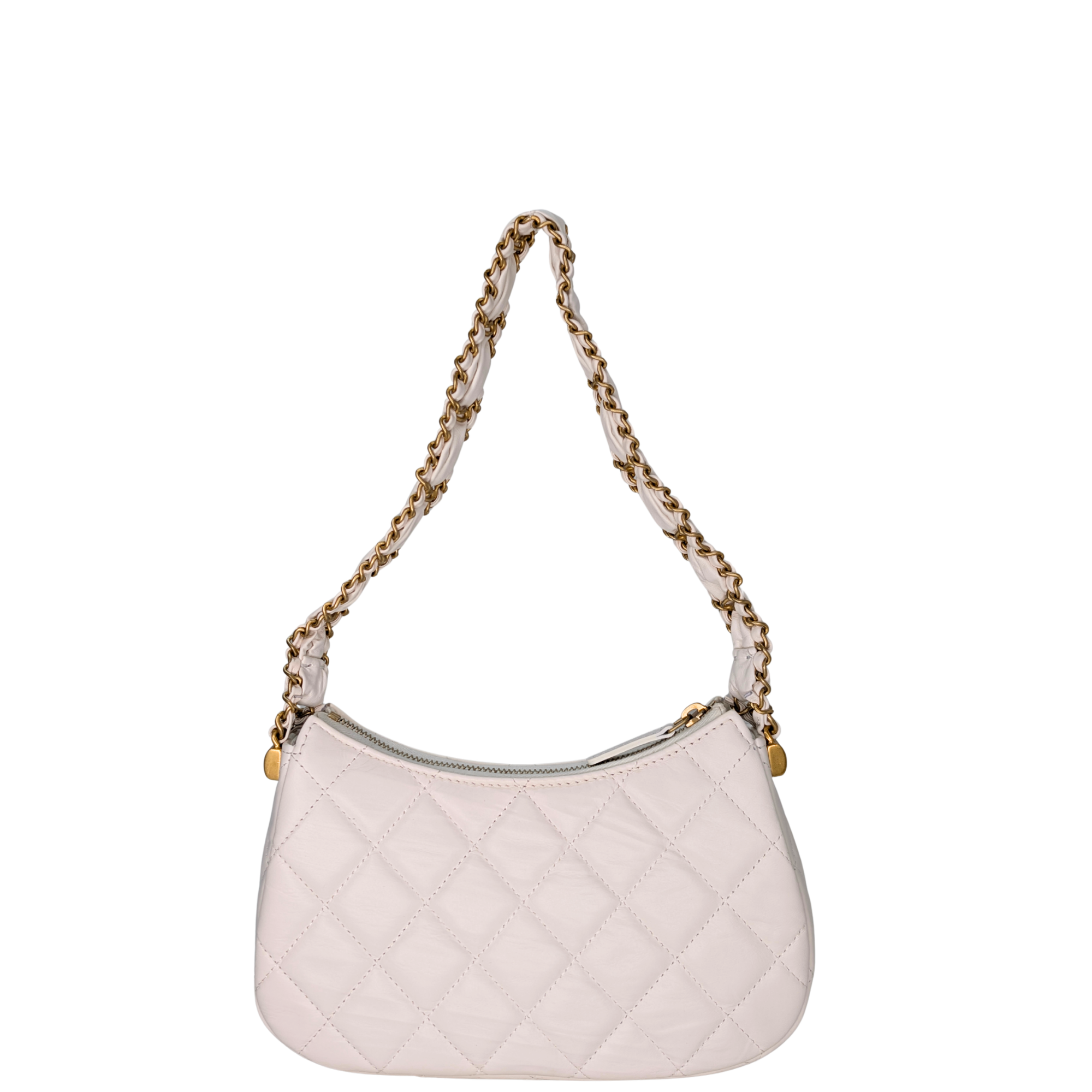 Chanel 19 Hobo Shoulder Bag White
