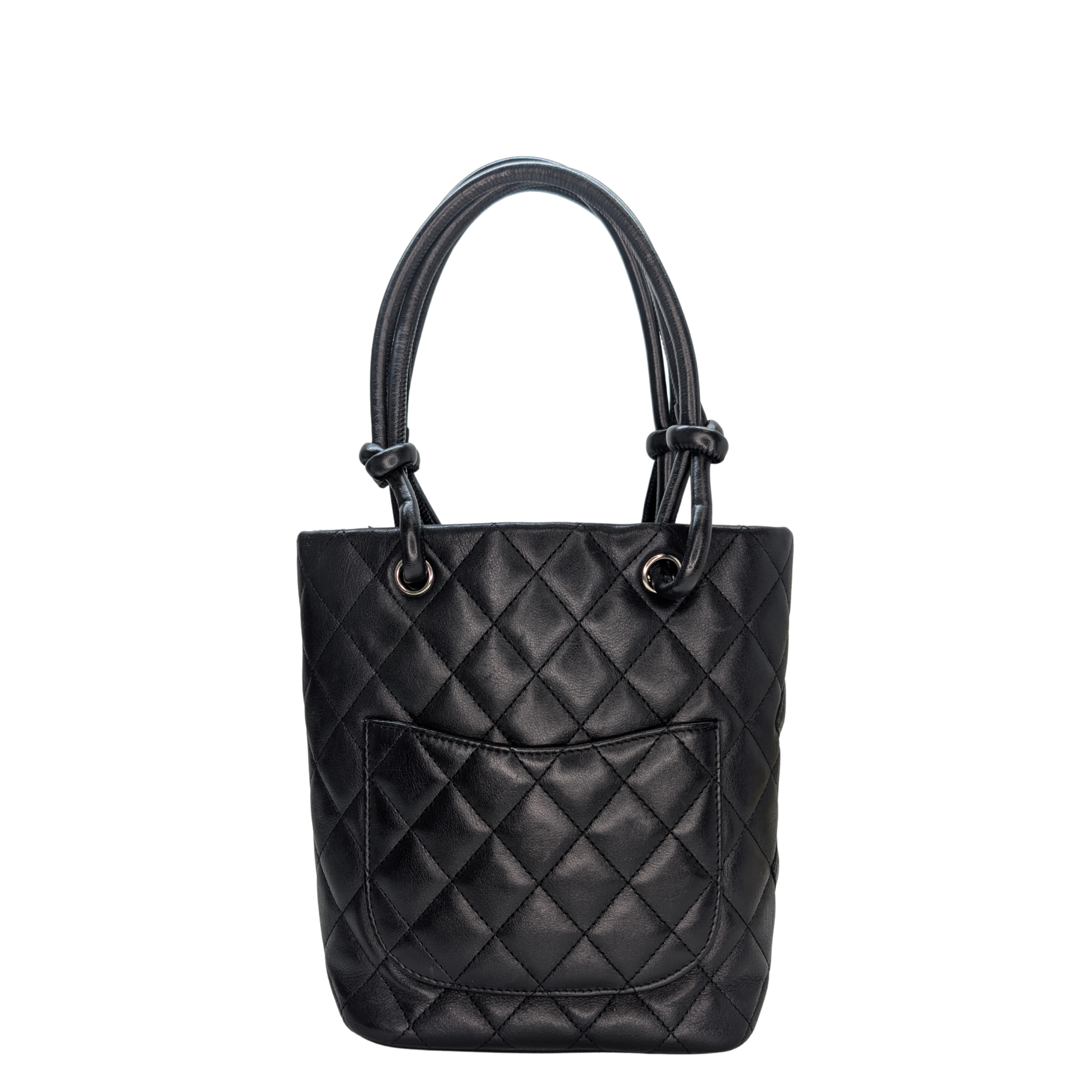 Chanel Cambon Ligne Tote Small Black on Black Bag