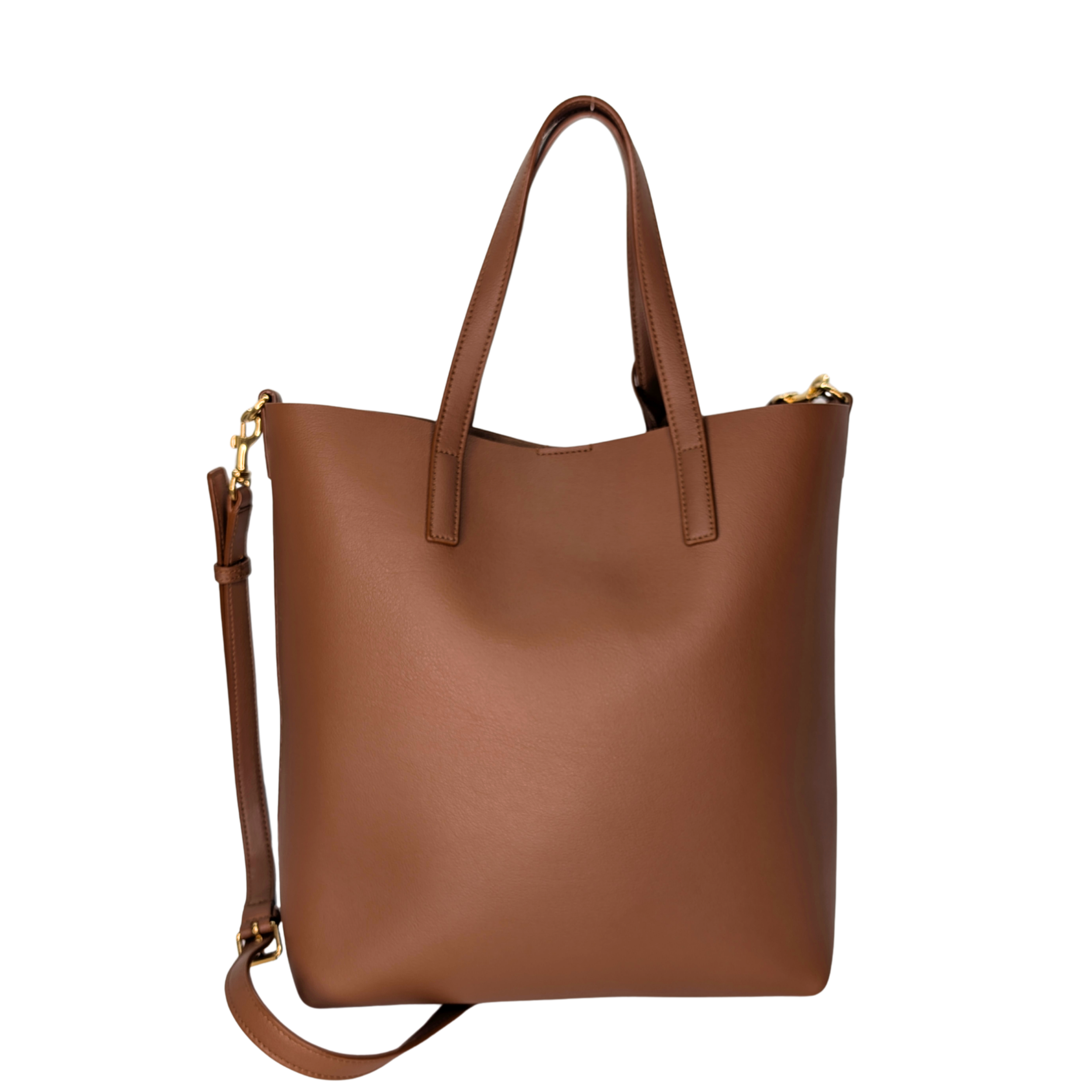 Saint Laurent Toy Shopping Tote Brown