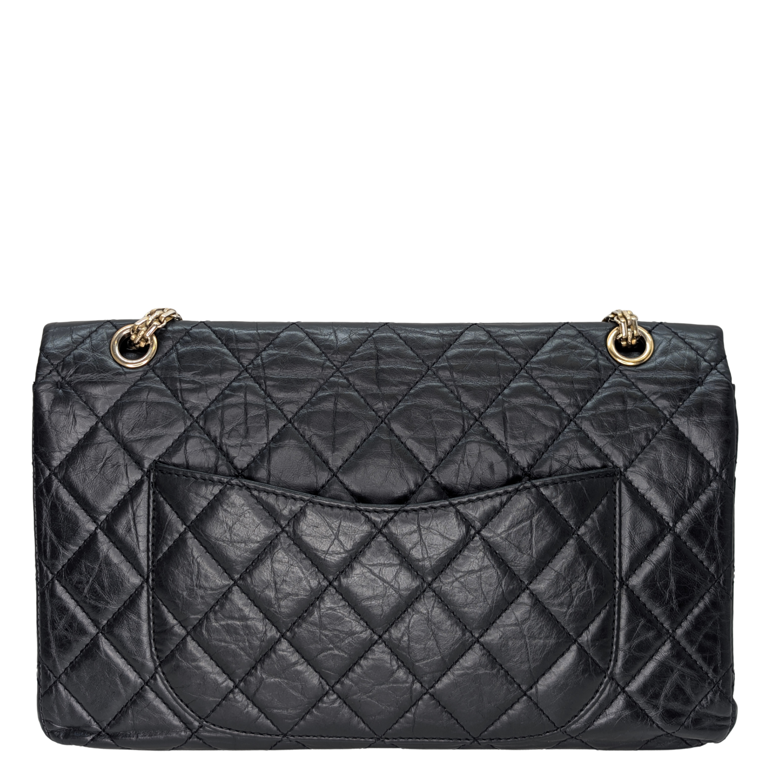 Chanel Chanel 2.55 Reissue 227 Flap Bag 22 Series Black