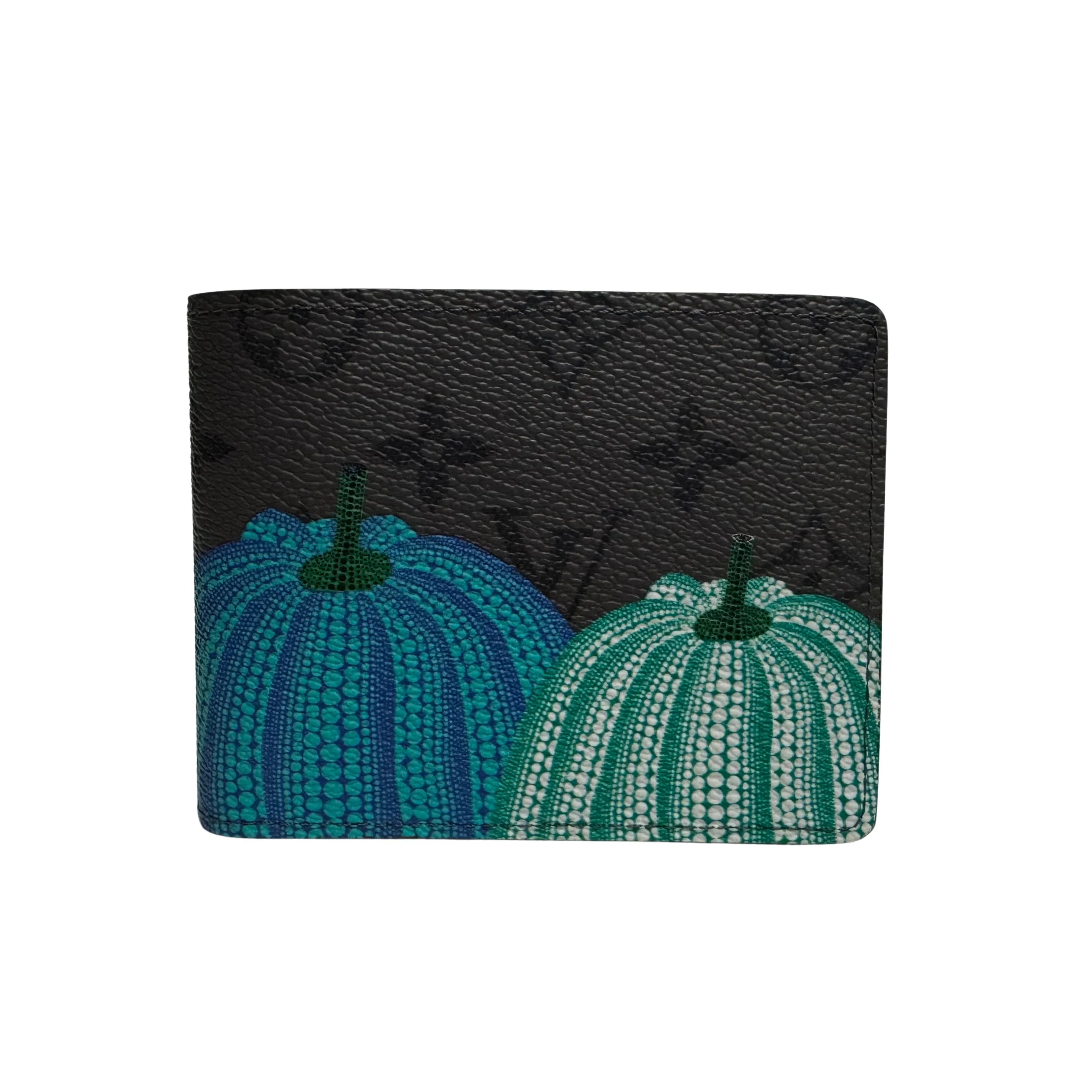 Louis Vuitton X Yayoi Kusama limited edition Eclipse Reverse Pumpkin Slender Wallet - Lost Designer