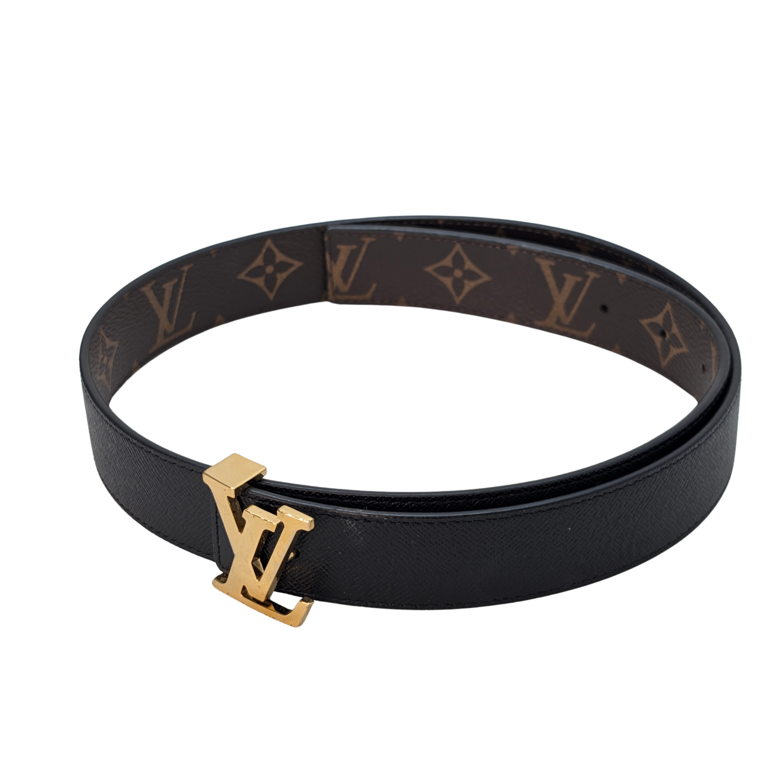 Louis Vuitton LV Initiales 30mm Monogram Reversible Belt