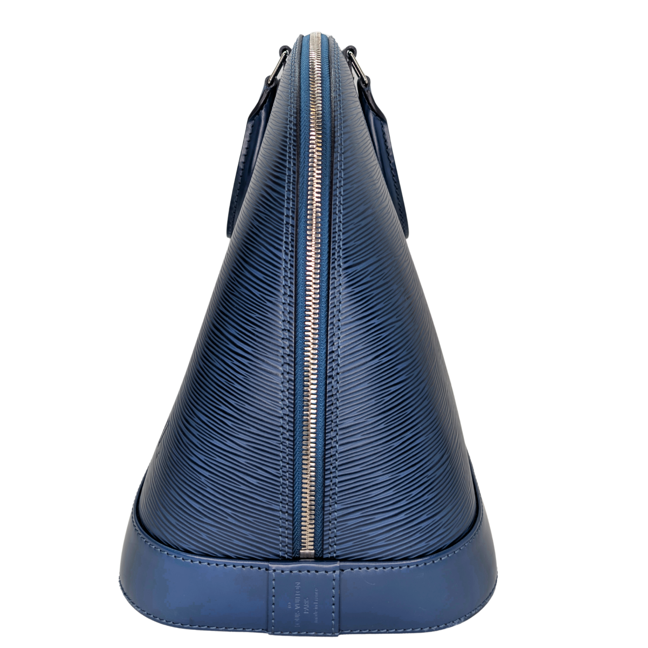 Louis Vuitton Alma GM Epi Leather Bag Navy Blue