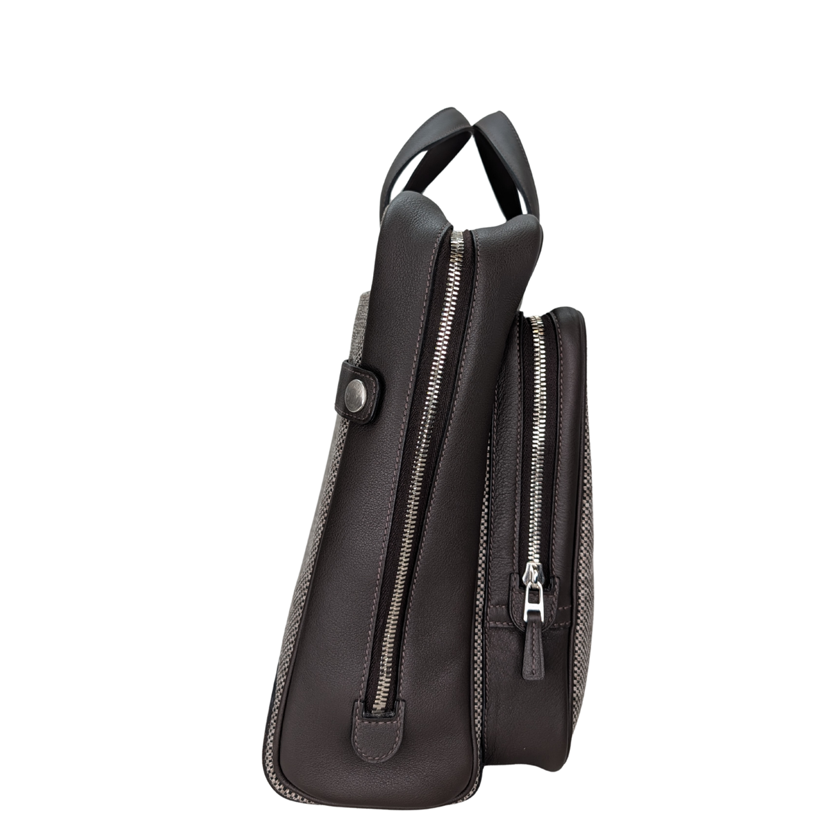 Hermes Caleche-Express Top Handle Bag Grey
