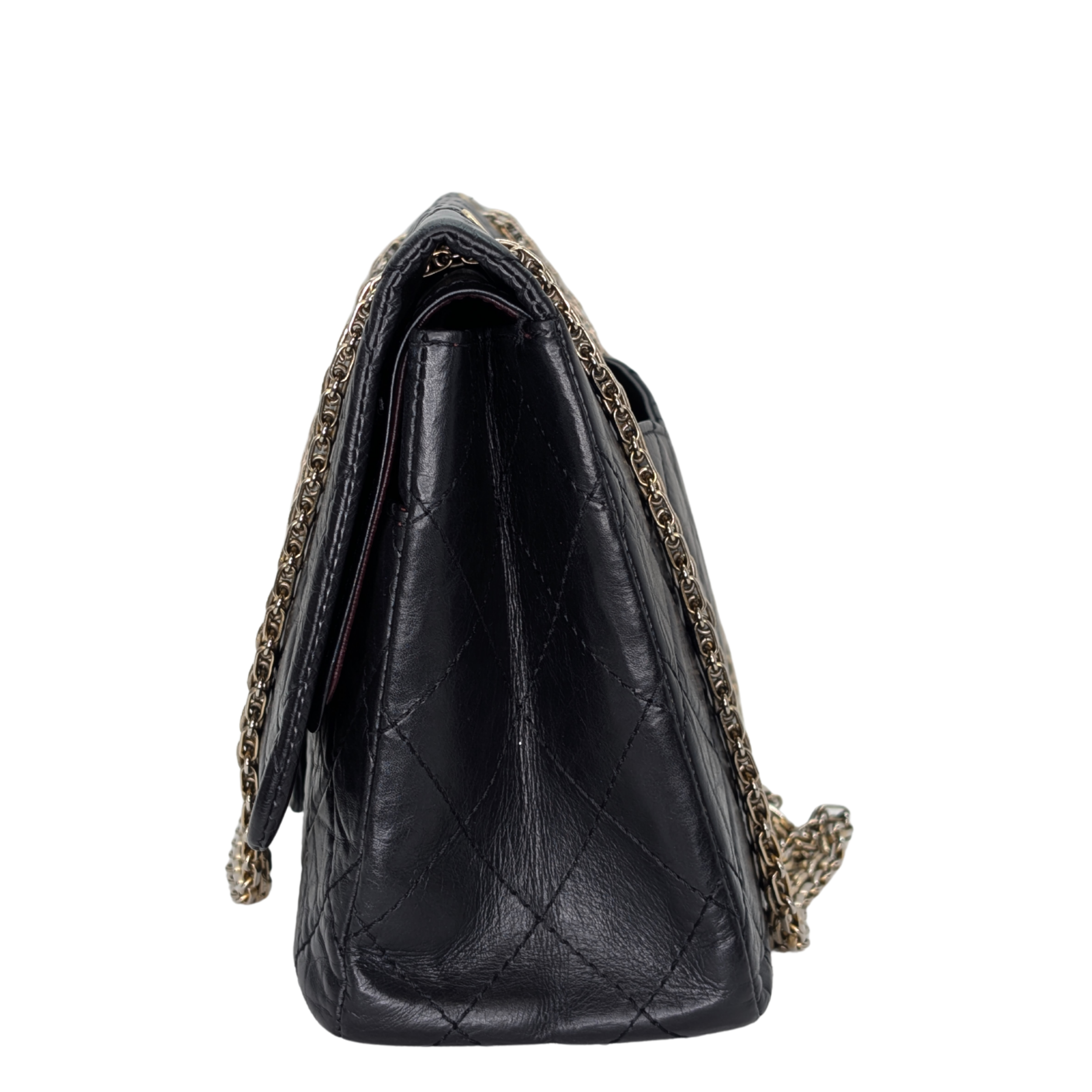 Chanel Chanel 2.55 Reissue 227 Flap Bag 22 Series Black