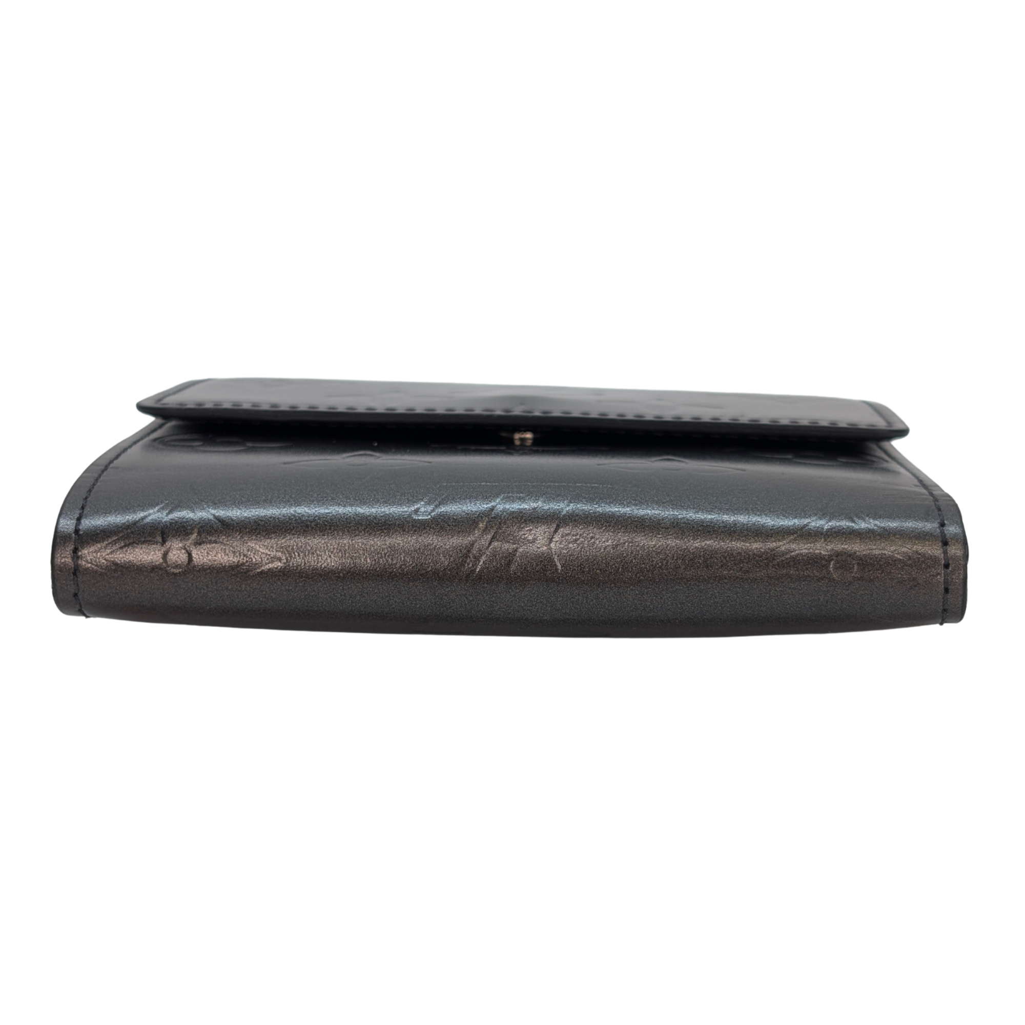Louis Vuitton Vernis Charcoal Leather Wallet