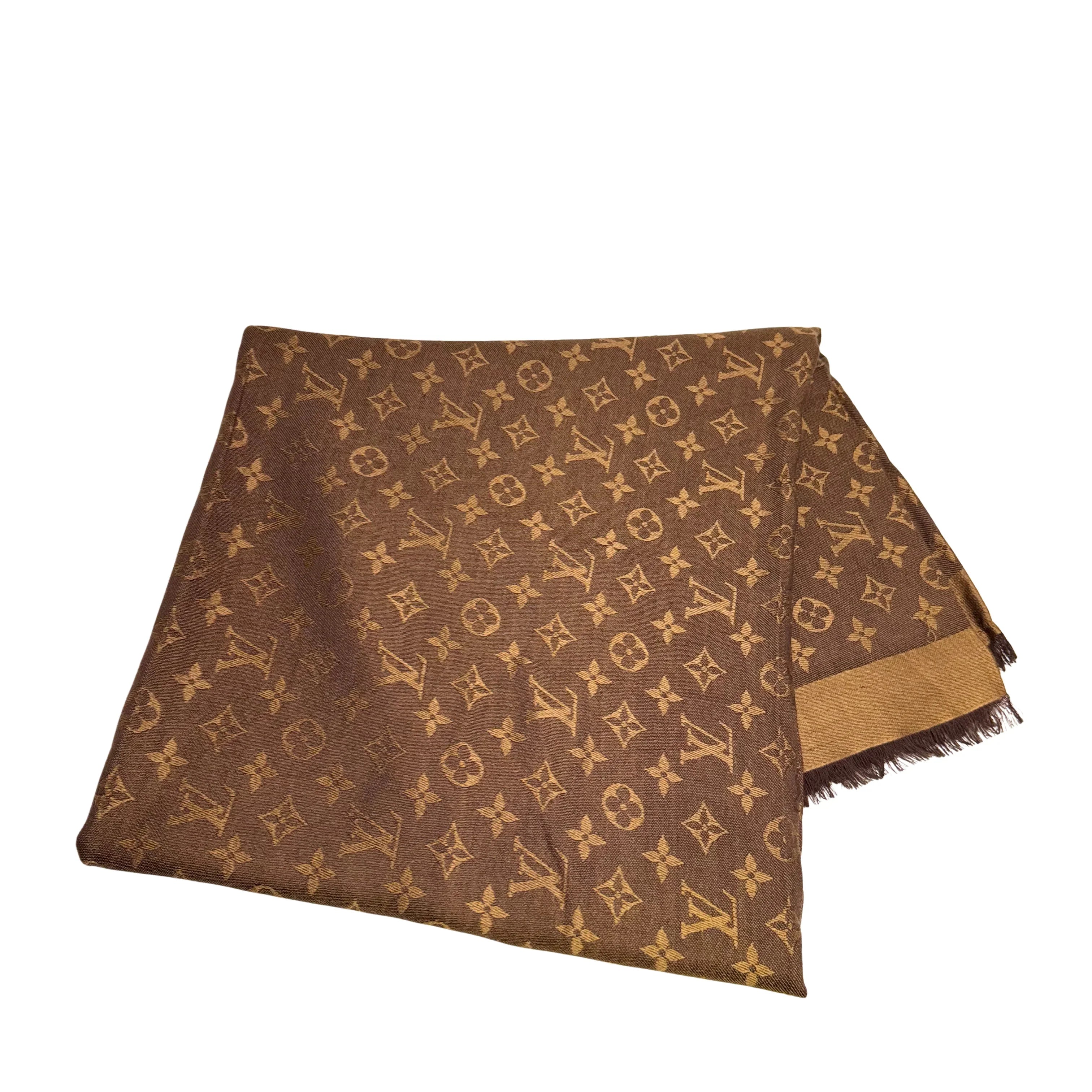 Louis Vuitton Monogram Shawl Scarf - Lost Designer
