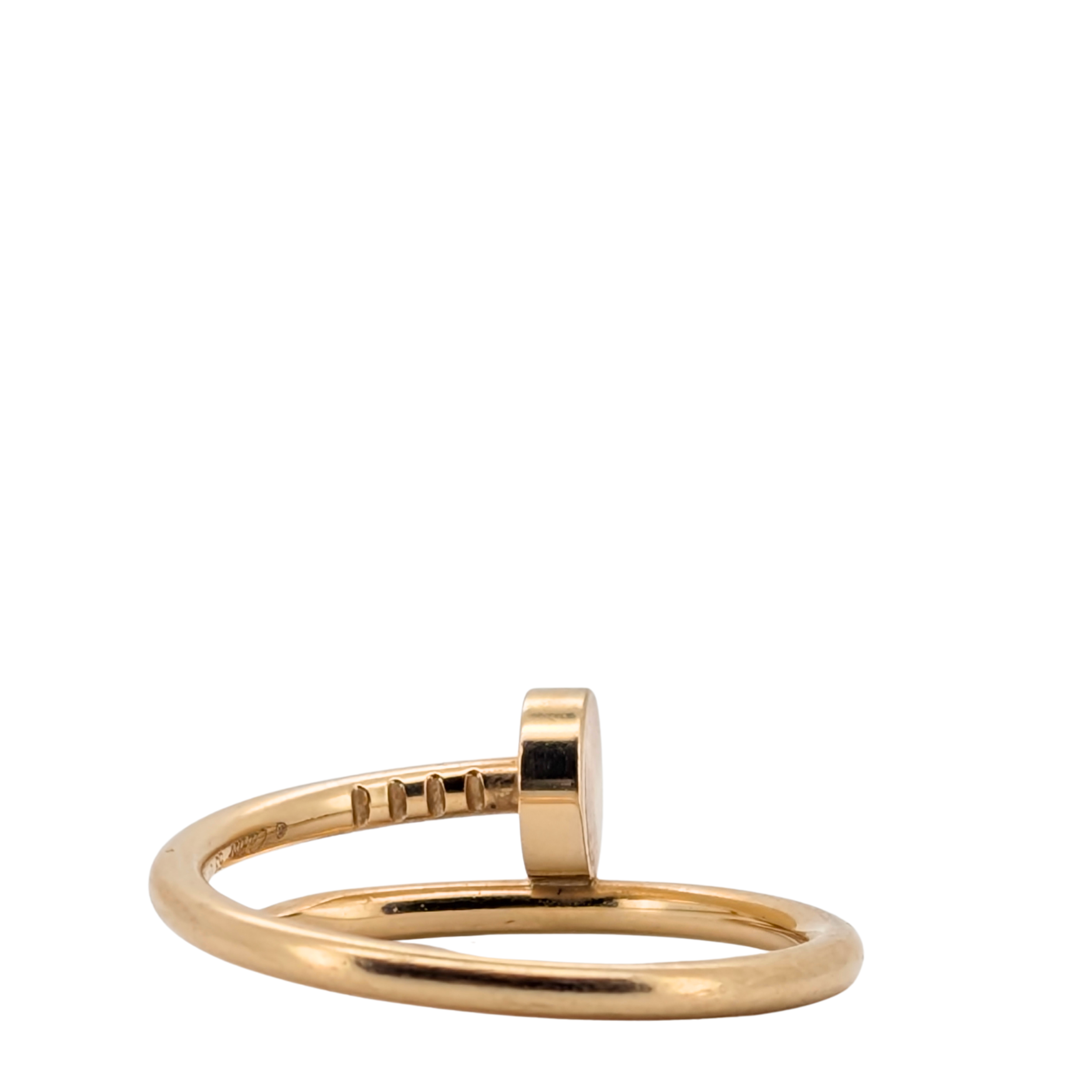 Cartier Juste un Clou Ring Small Model 18k Yellow Gold