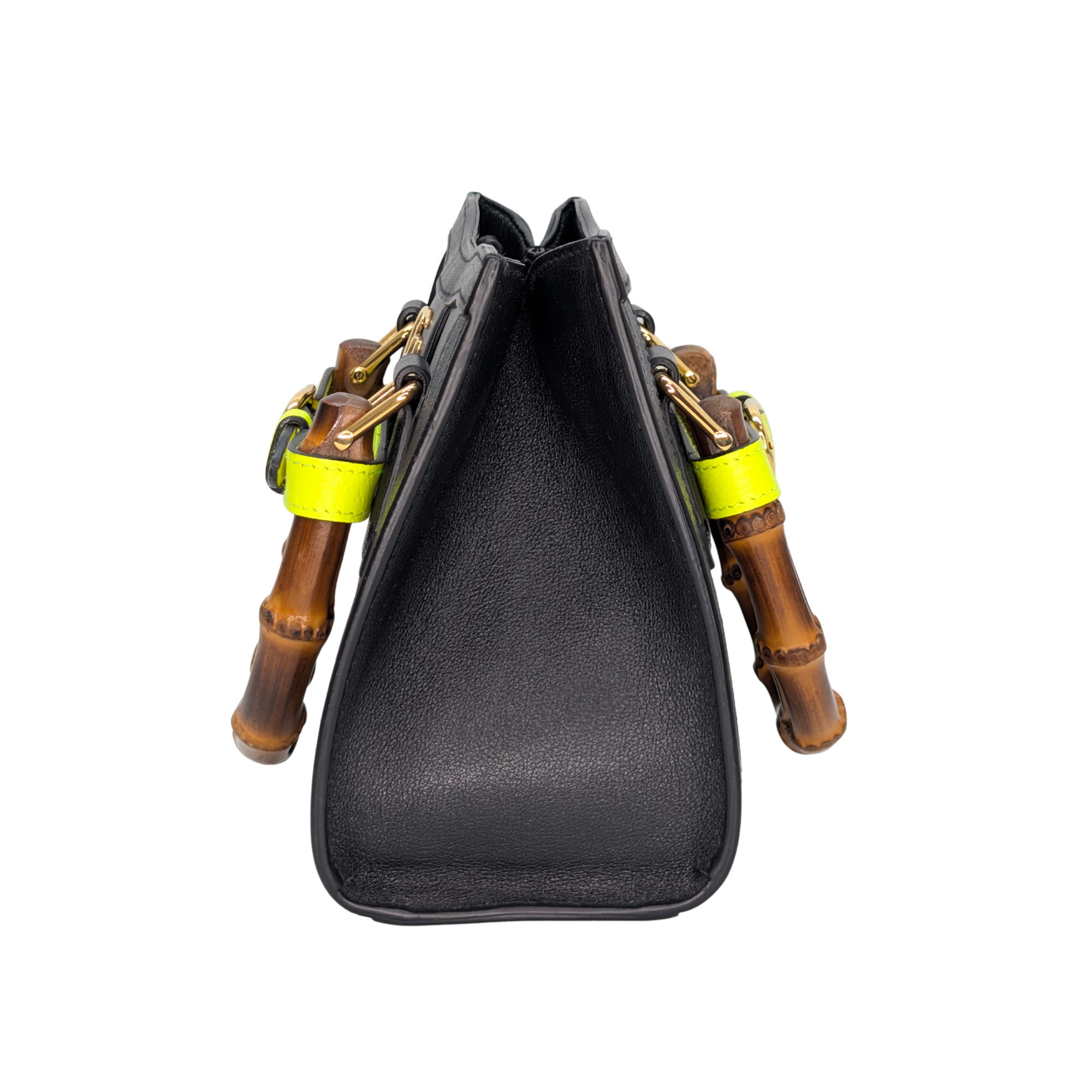 Gucci Mini Diana Bamboo Tote Bag Black