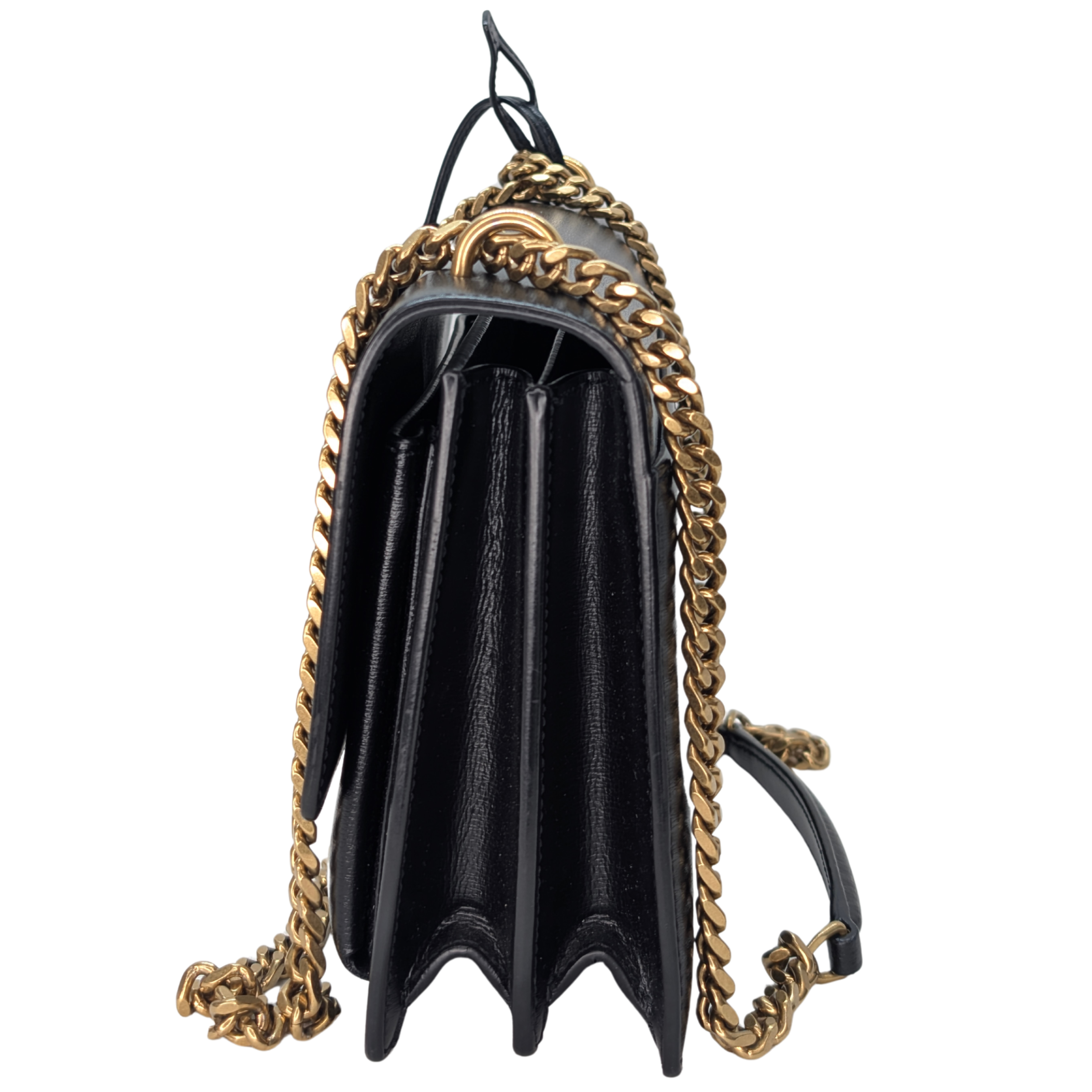 Saint Laurent Sunset Medium Crossbody Bag Black