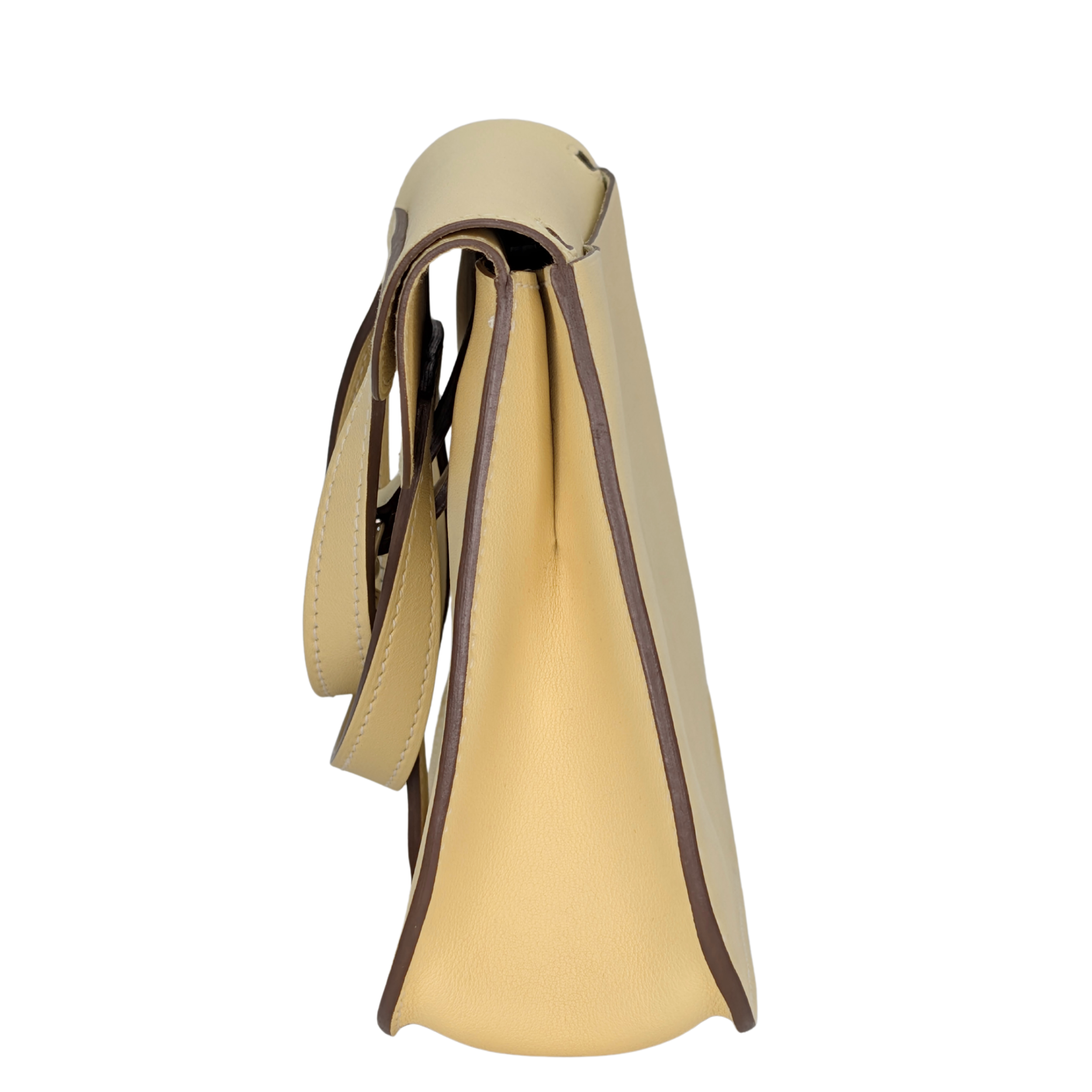 Hermes Mini Halzan 22 Swift Jaune Poussin SHW Stamp X