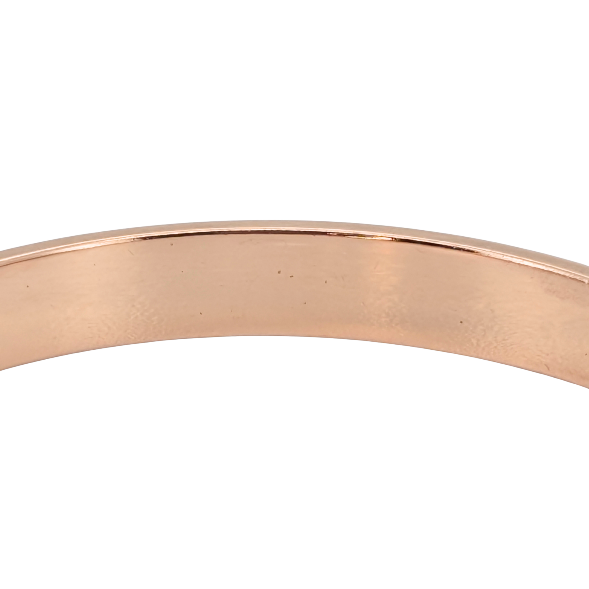Hermes Kelly Diamond Bracelet Small LG In 18k Rose Gold