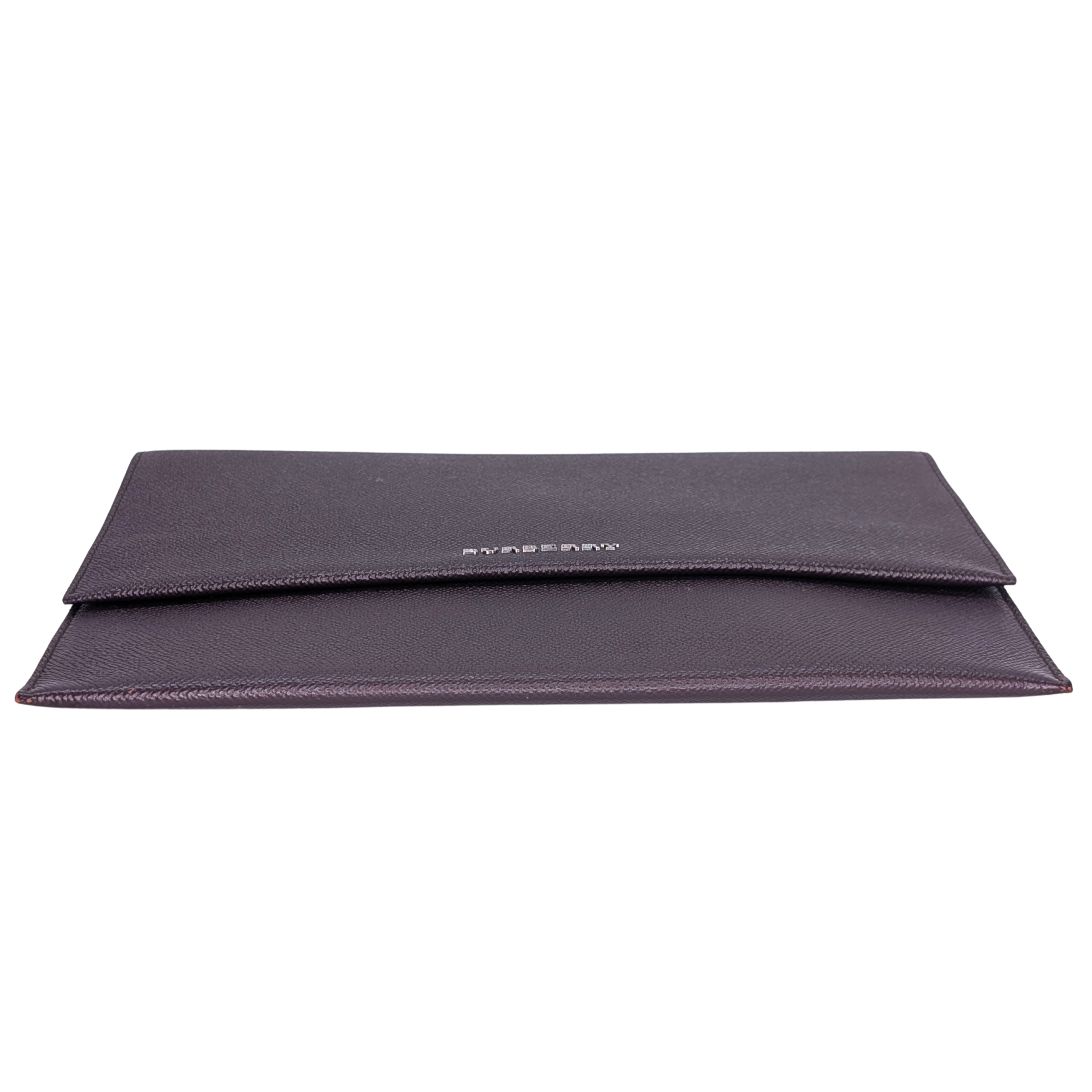 Burberry London Classic Envelope Clutch Blackcurrent