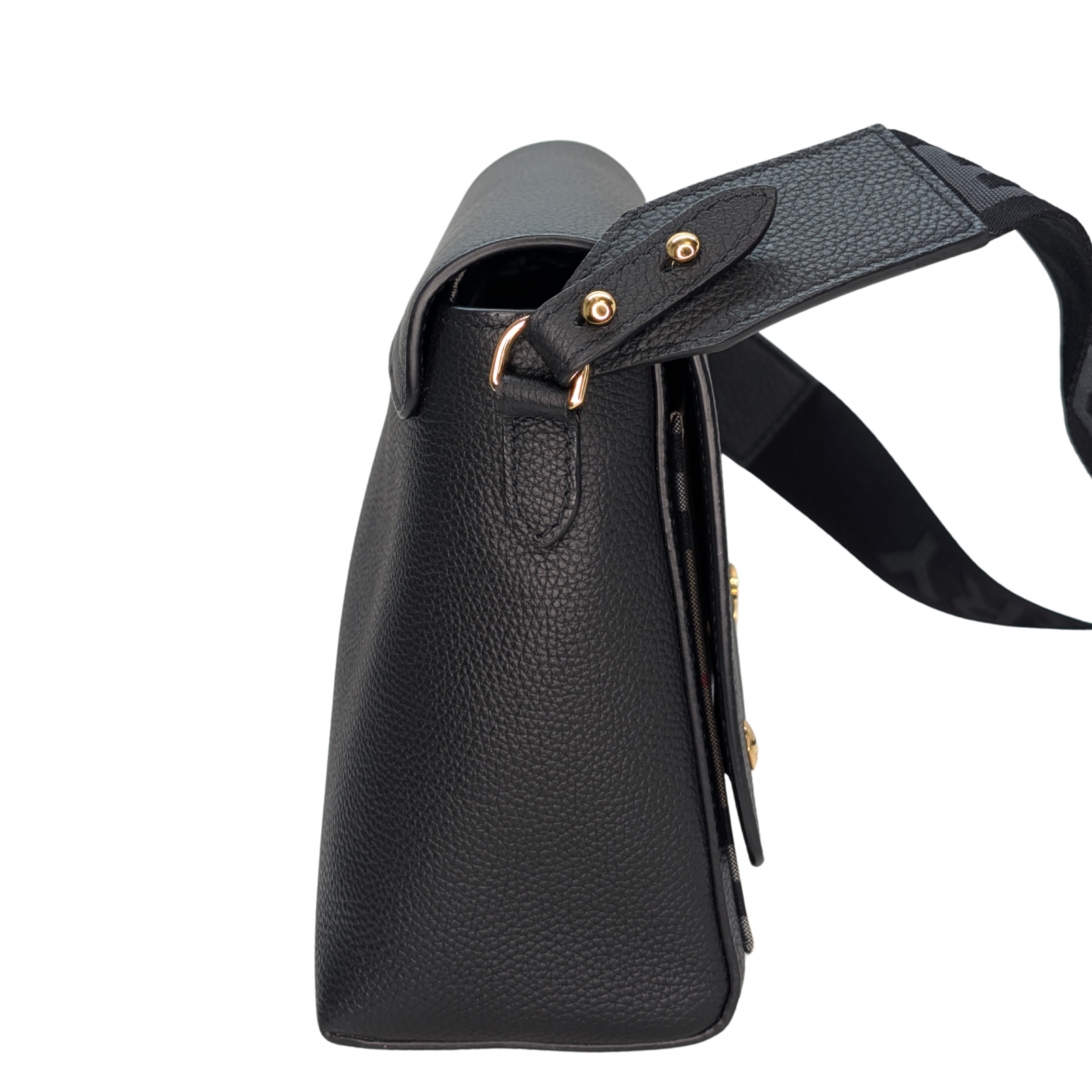 Burberry Note Medium Crossbody Bag Black