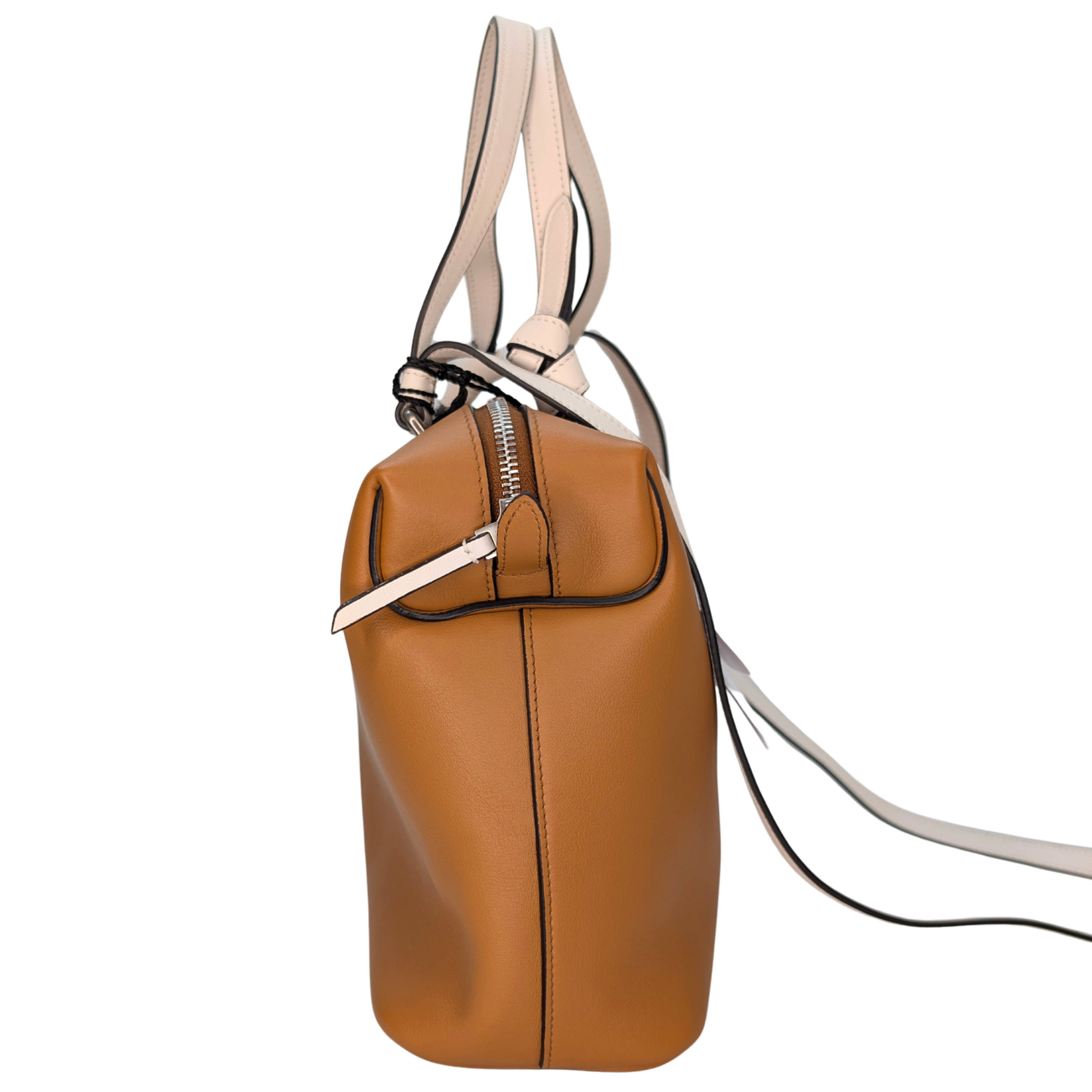 Celine Soft Cube Leather Bag Small Light Tan