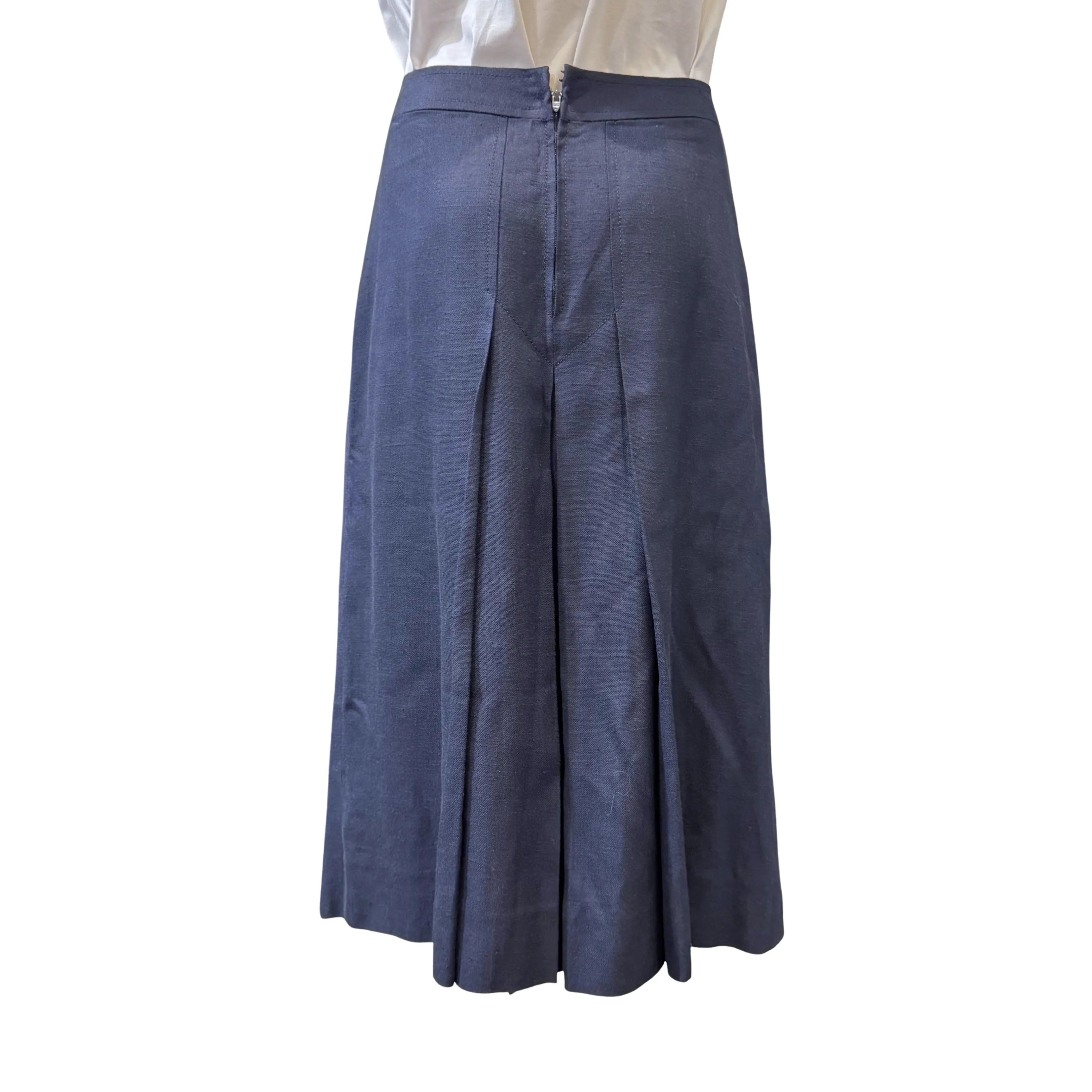 Celine Mid-length Skirt Navy Size 36 - Lost Designer