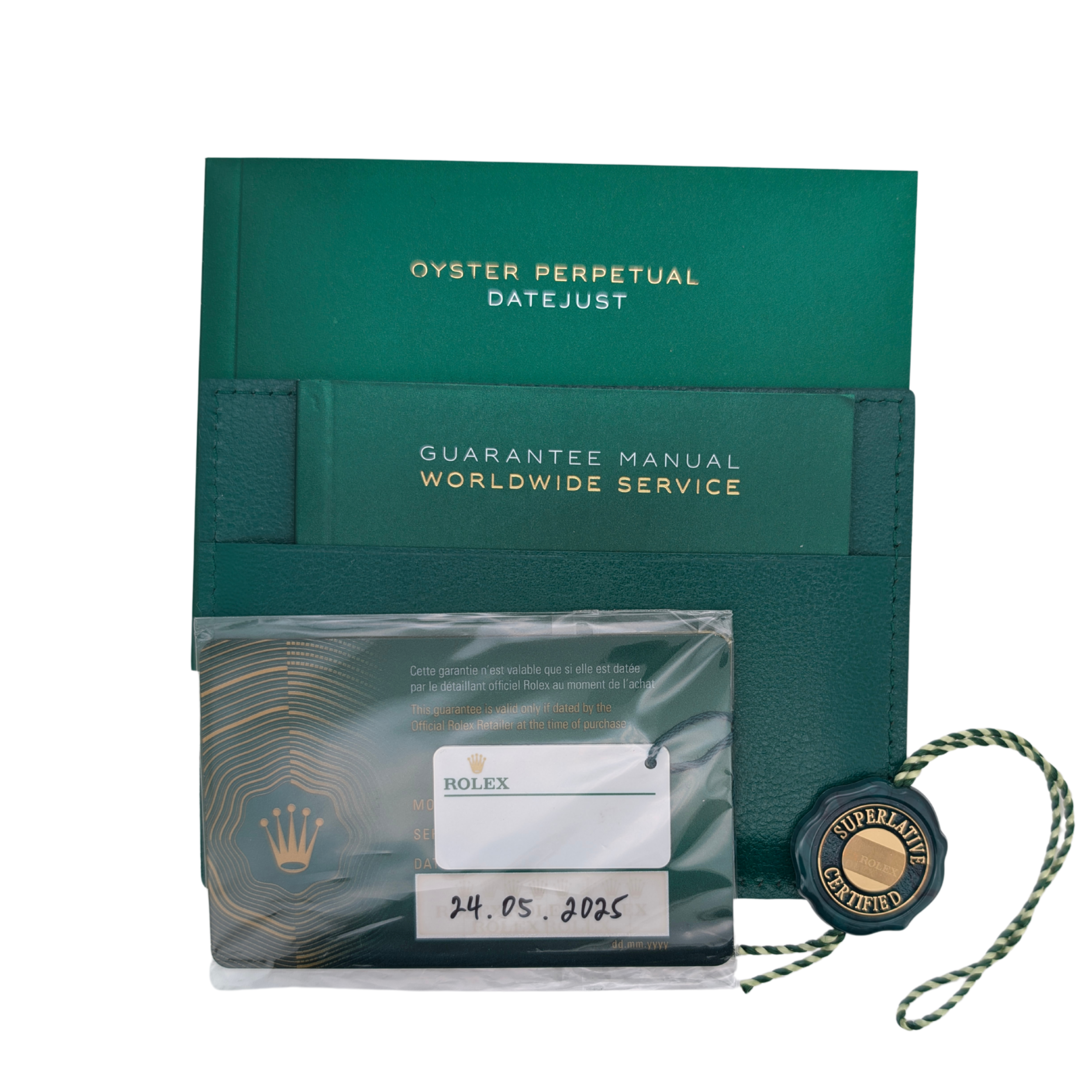 Rolex Datejust 41mm Ref. 126300 Wimbledon Dial Oyster Bracelet 2025