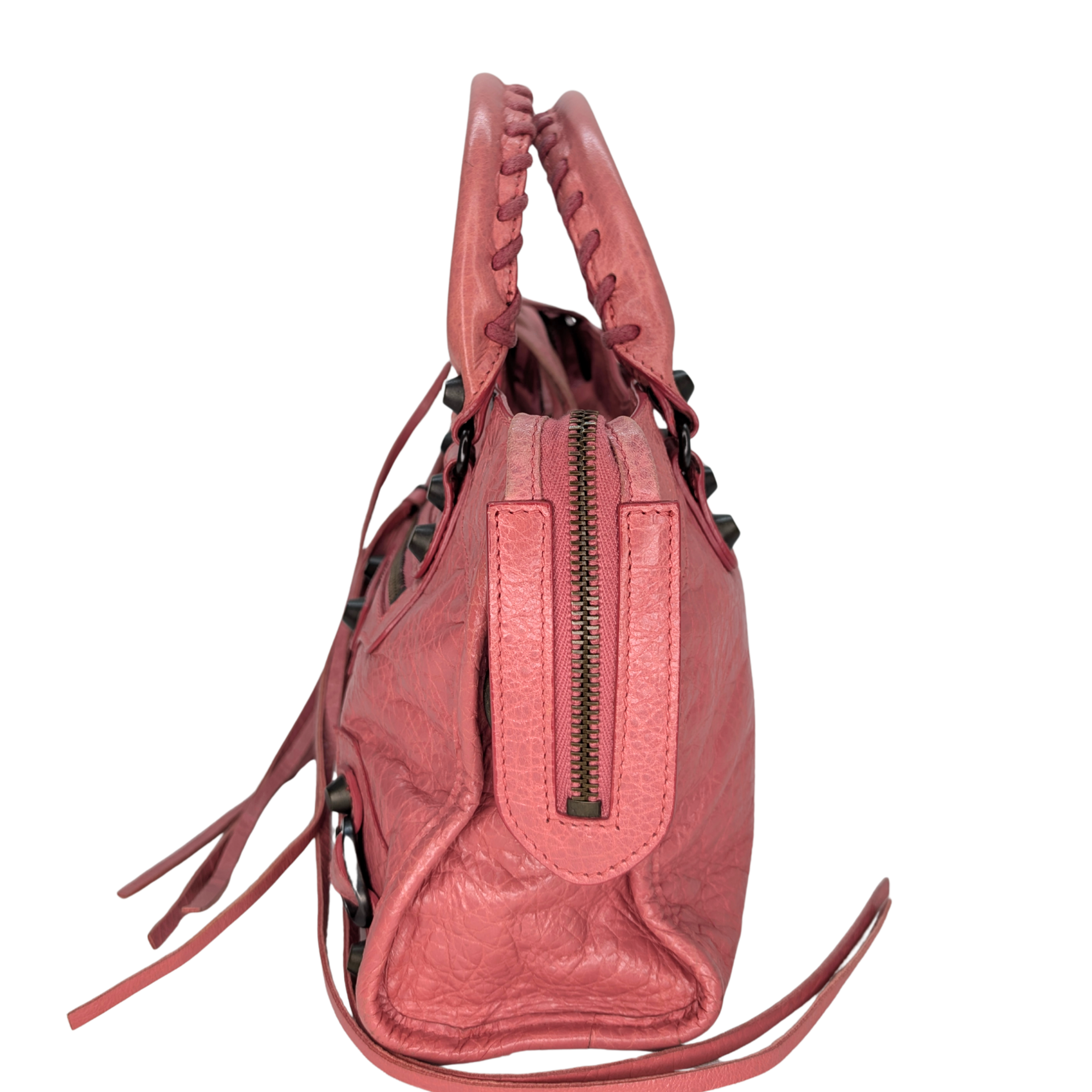 Balenciaga The City 2Way Mini Handbag Pink