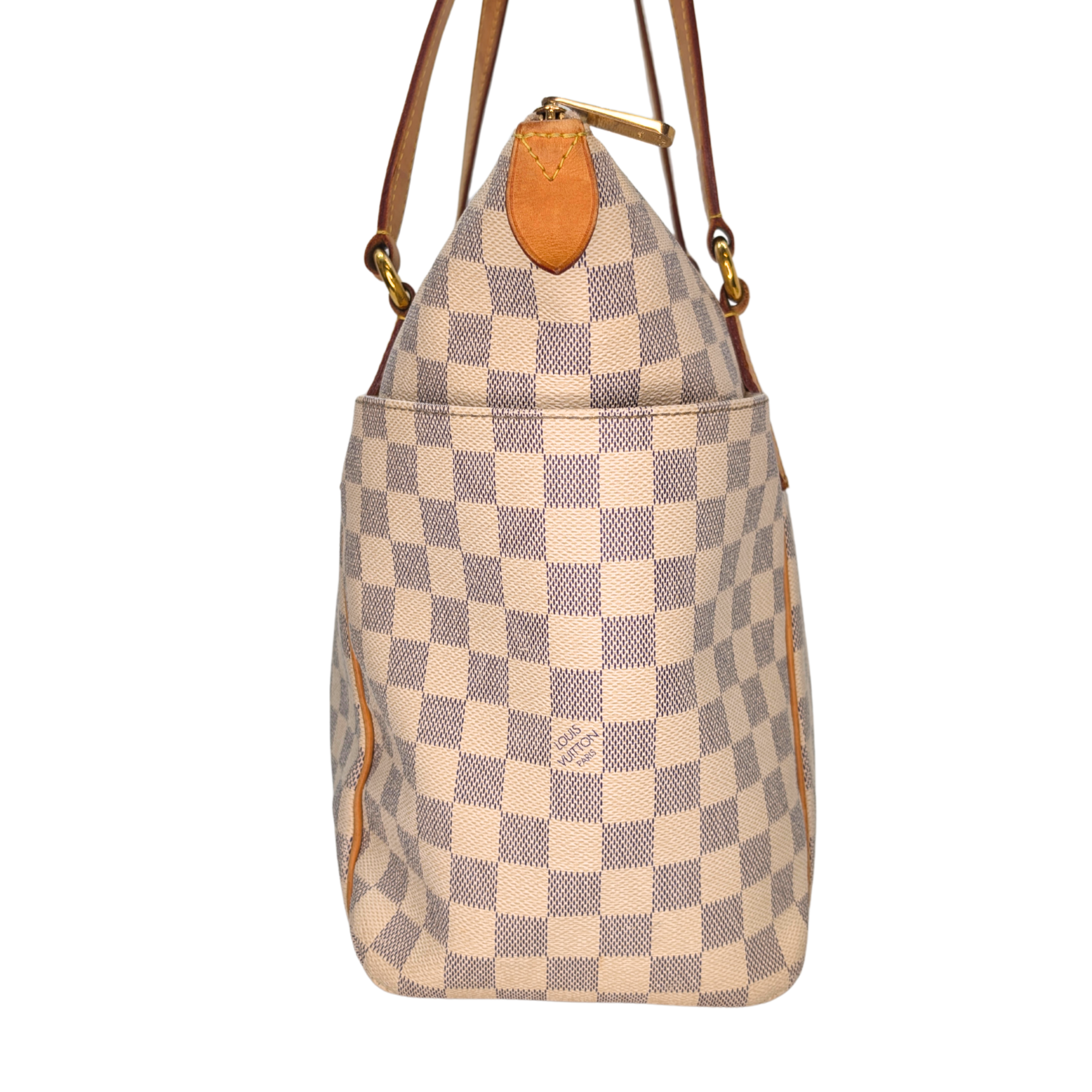 Louis Vuitton Totally MM Damier Azur Shoulder Bag