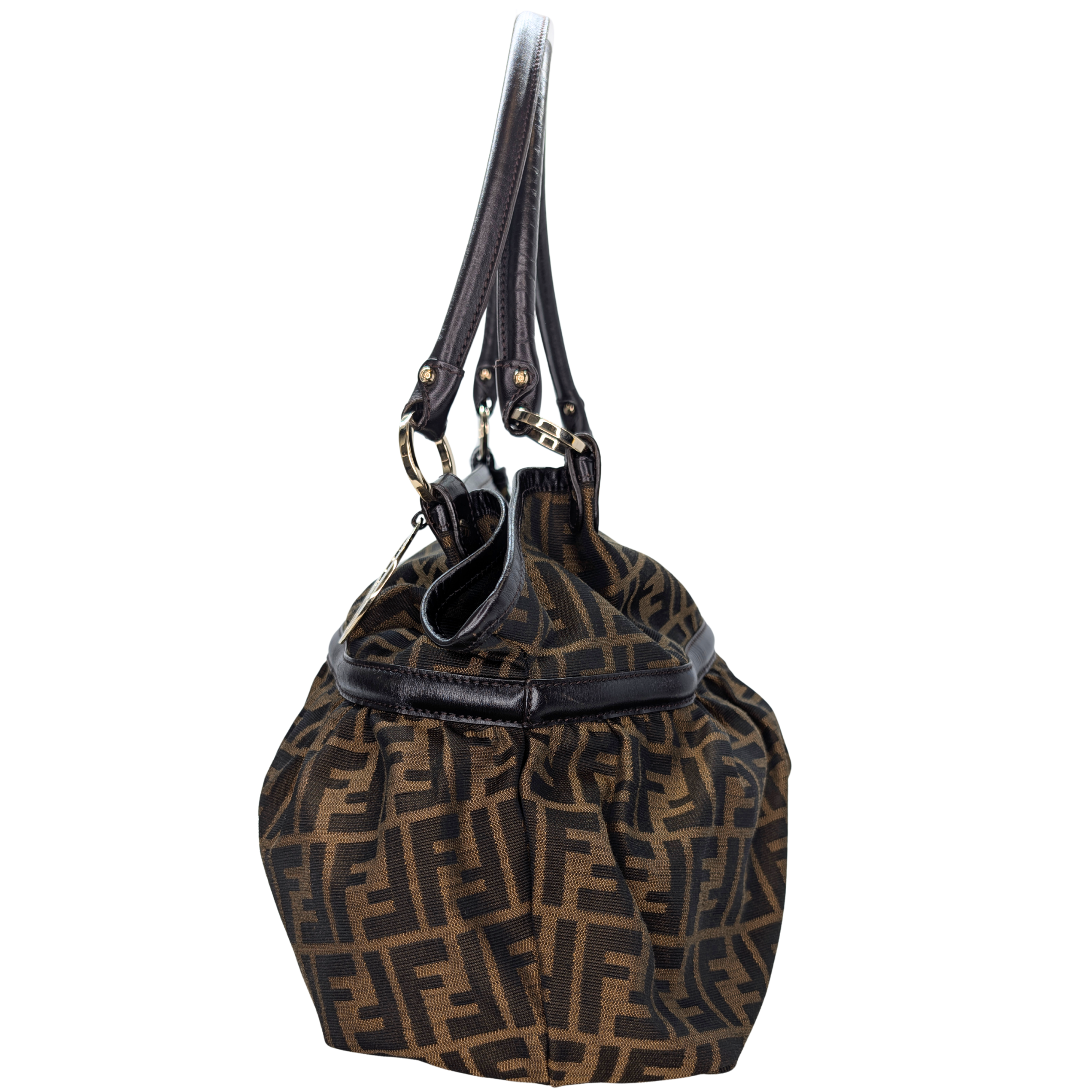 Fendi Tobacco Zucca Chef Shoulder Bag