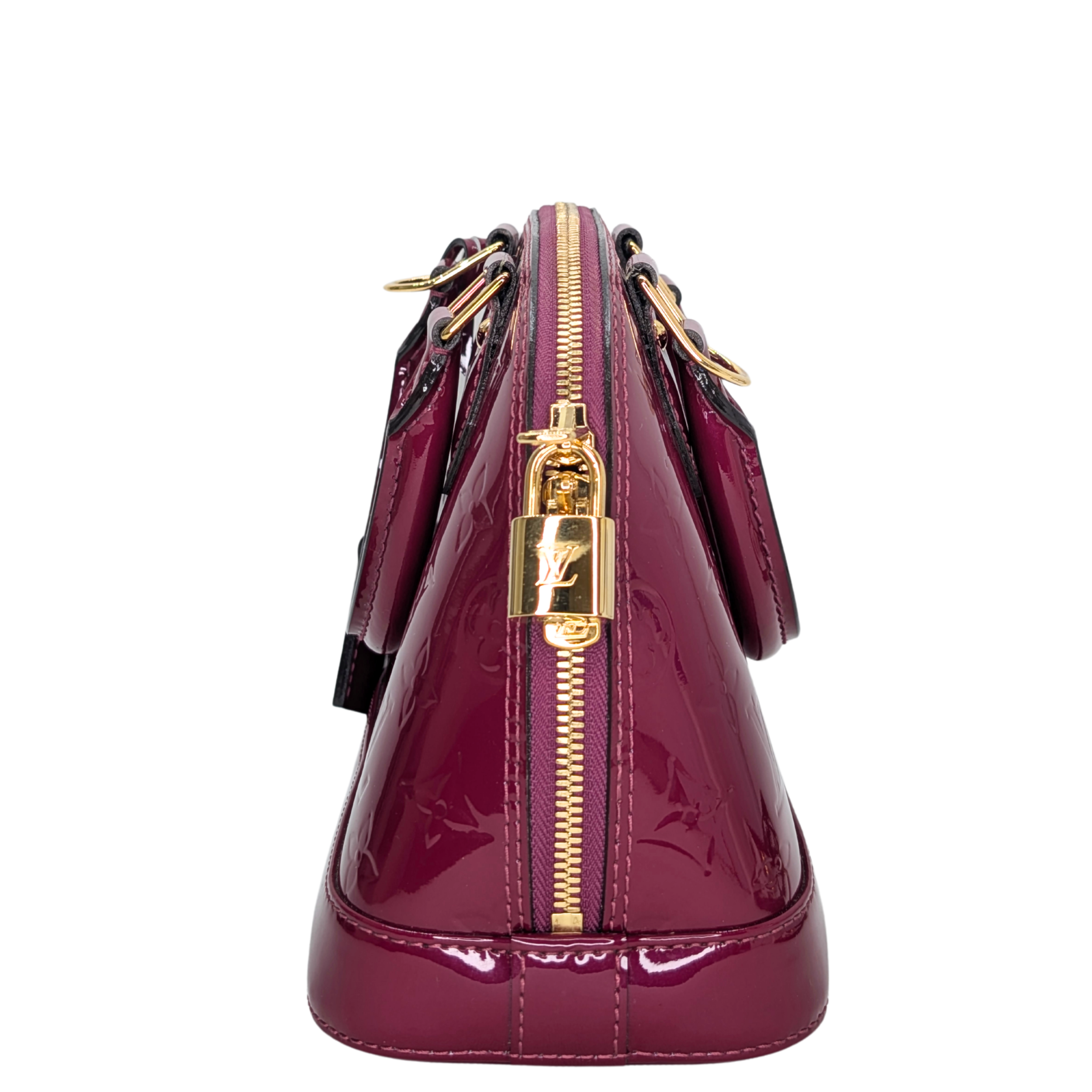 Louis Vuitton Alma BB Monogram Vernis purple