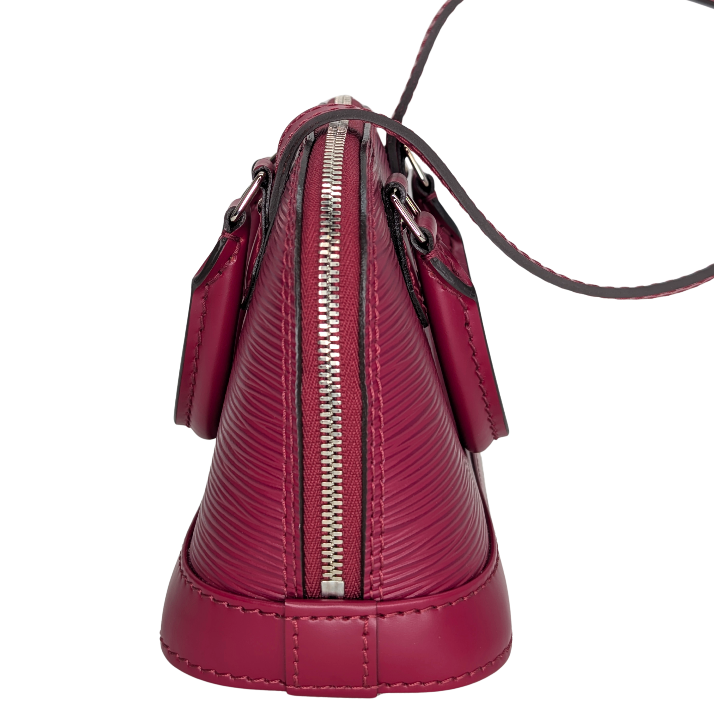 Louis Vuitton Alma Nano Epi Raspberry Red Bag
