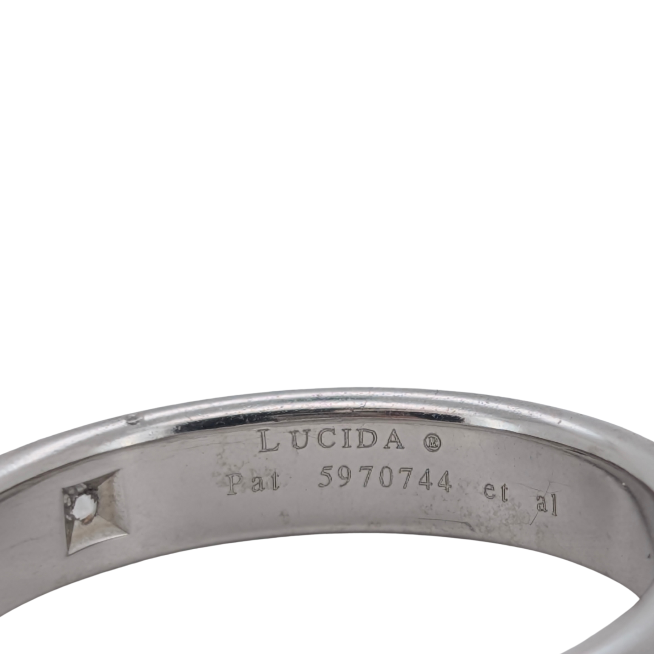 Tiffany & Co. Forever Platinum Lucida Diamond Princess Cut Ring