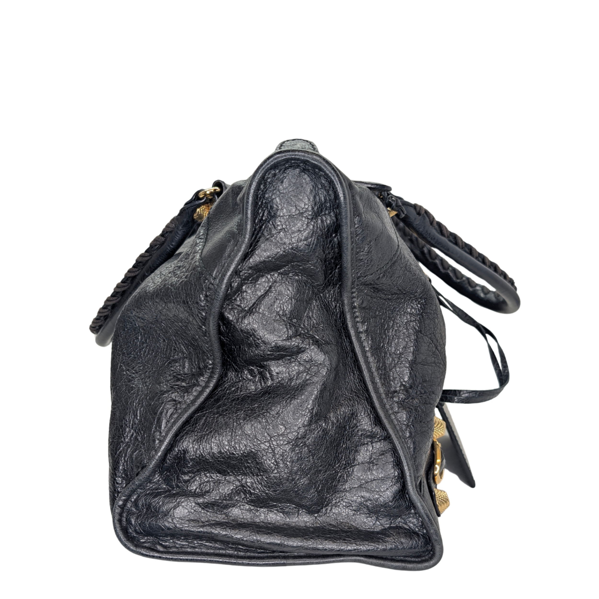 Balenciaga Le City Large Bag Gold Hardware Black