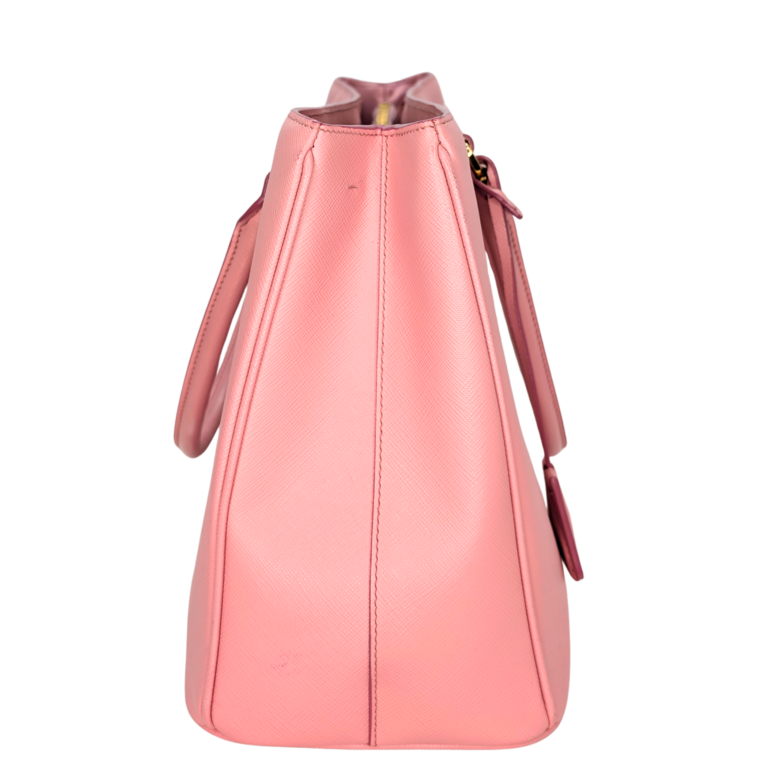 Prada Galleria Saffiano Leather Tote Pink