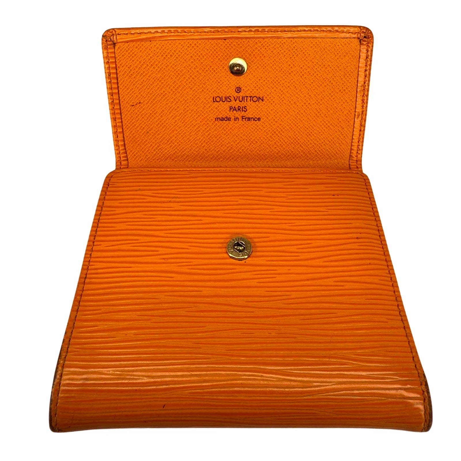 Louis Vuitton Epi Leather Wallet Orange - Lost Designer