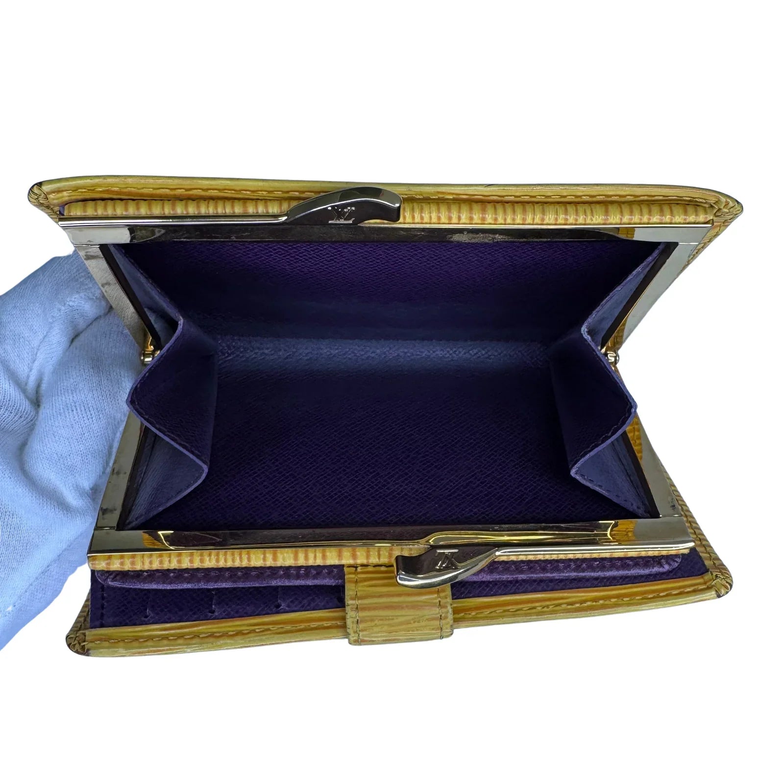 Louis Vuitton Epi Leather Long Wallet Yellow - Lost Designer