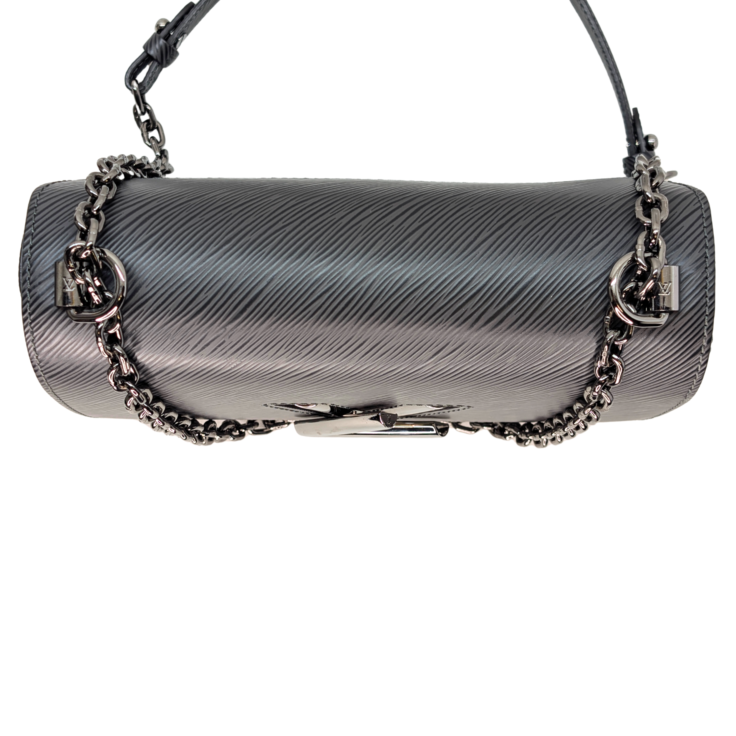 Louis Vuitton Twist MM Crossbody Bag Deep Grey