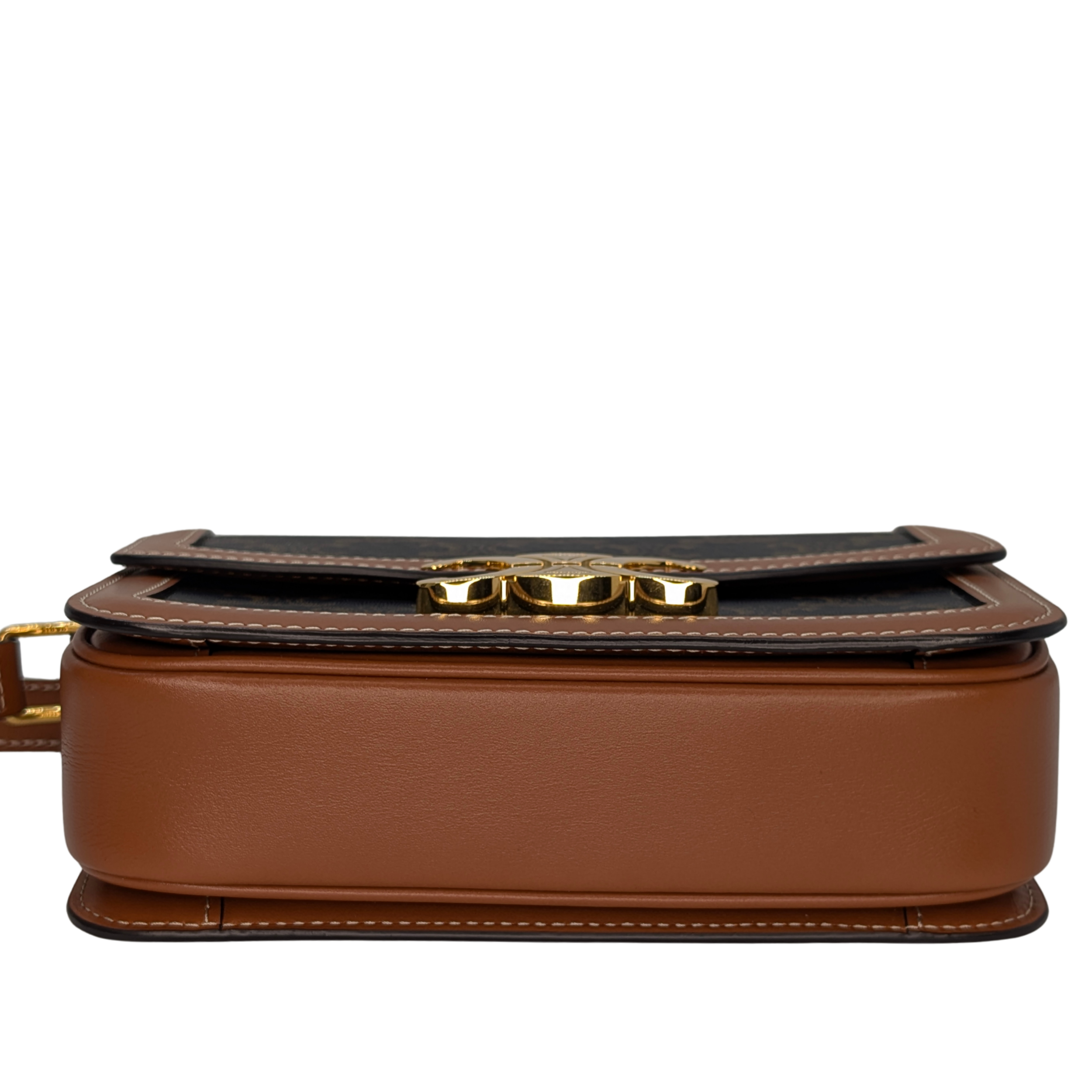 Celine Teen Triomphe Crossbody Bag Triomphe Canvas