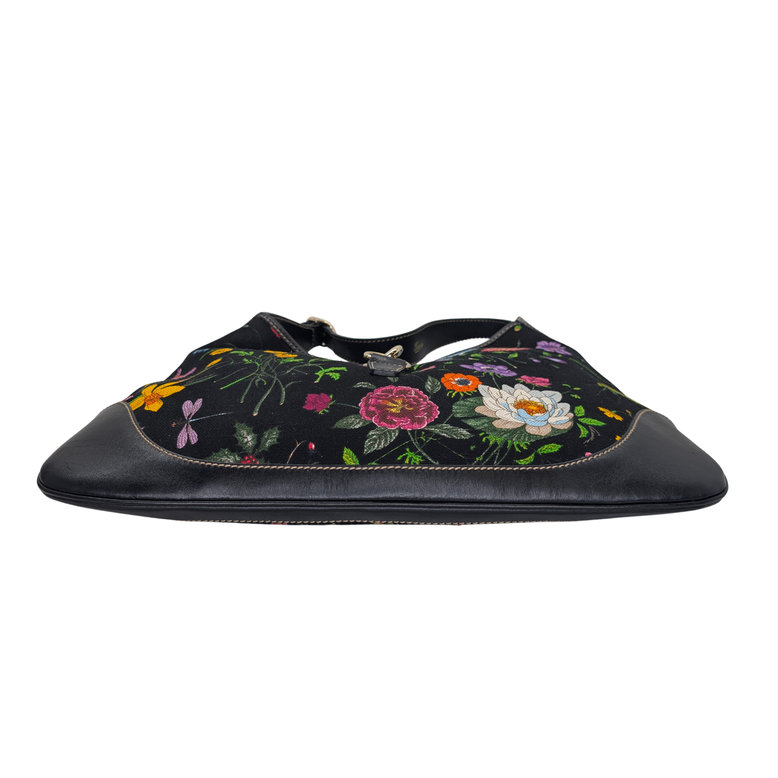 Gucci Jackie Flora Bouvier Hobo Shoulder Bag