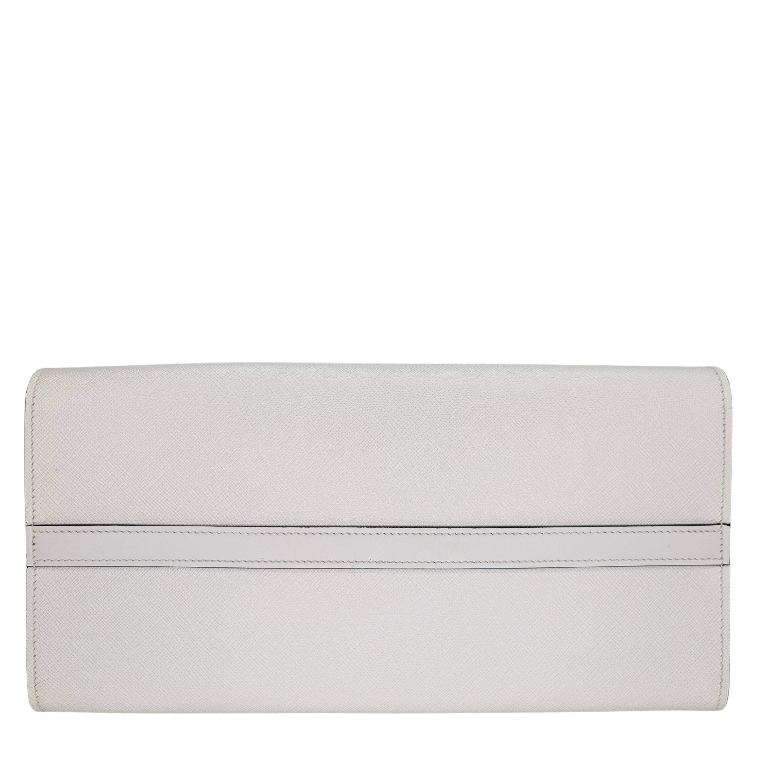 Prada Saffiano City Saffiano Paradigme Bag WHite