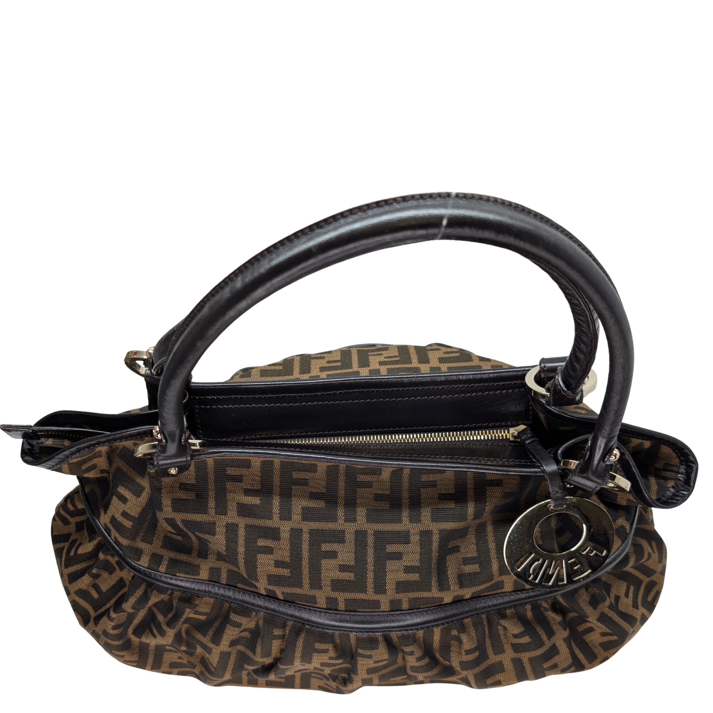 Fendi Tobacco Zucca Chef Shoulder Bag