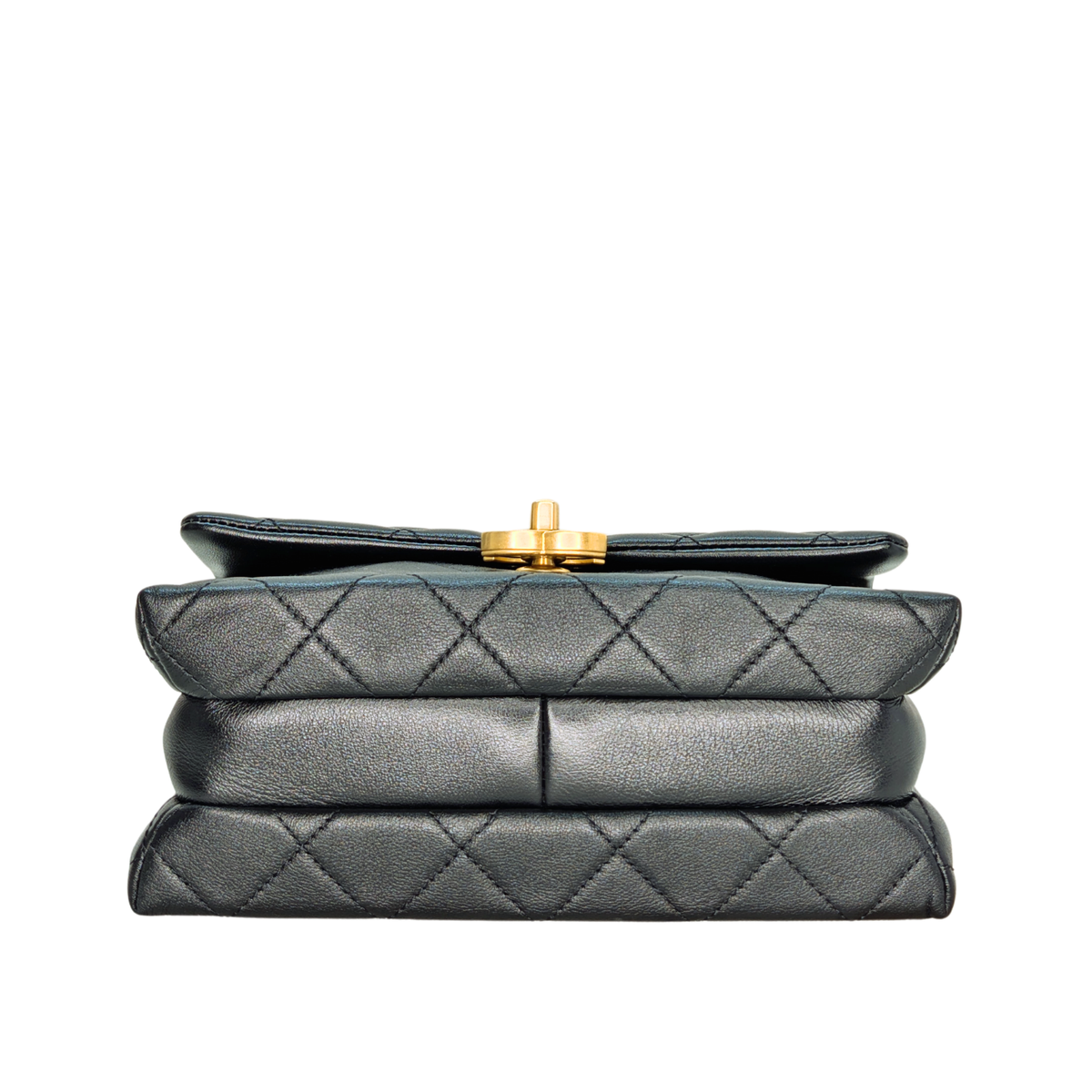 Chanel Mini Flap Bag Calfskin Black