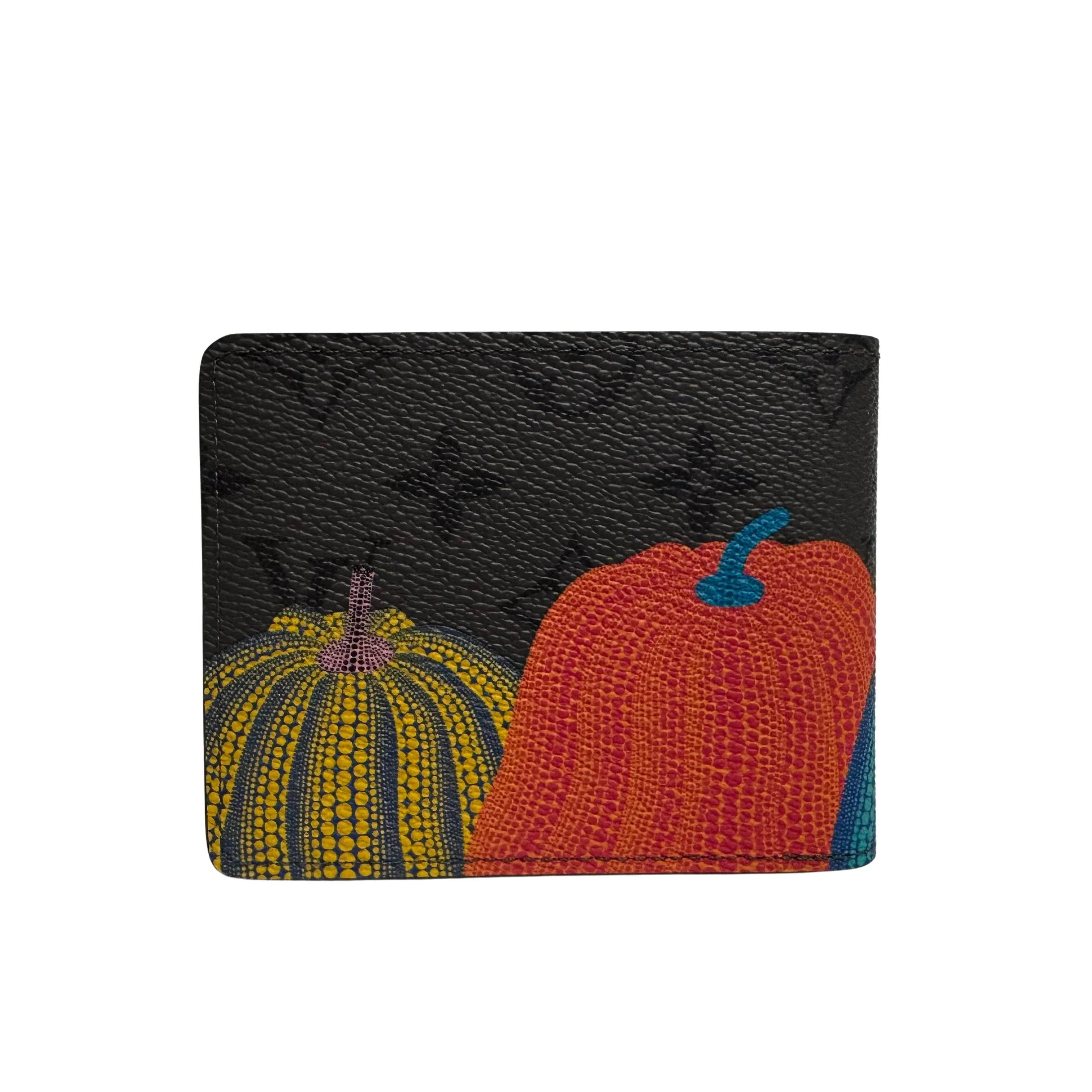 Louis Vuitton X Yayoi Kusama limited edition Eclipse Reverse Pumpkin Slender Wallet - Lost Designer