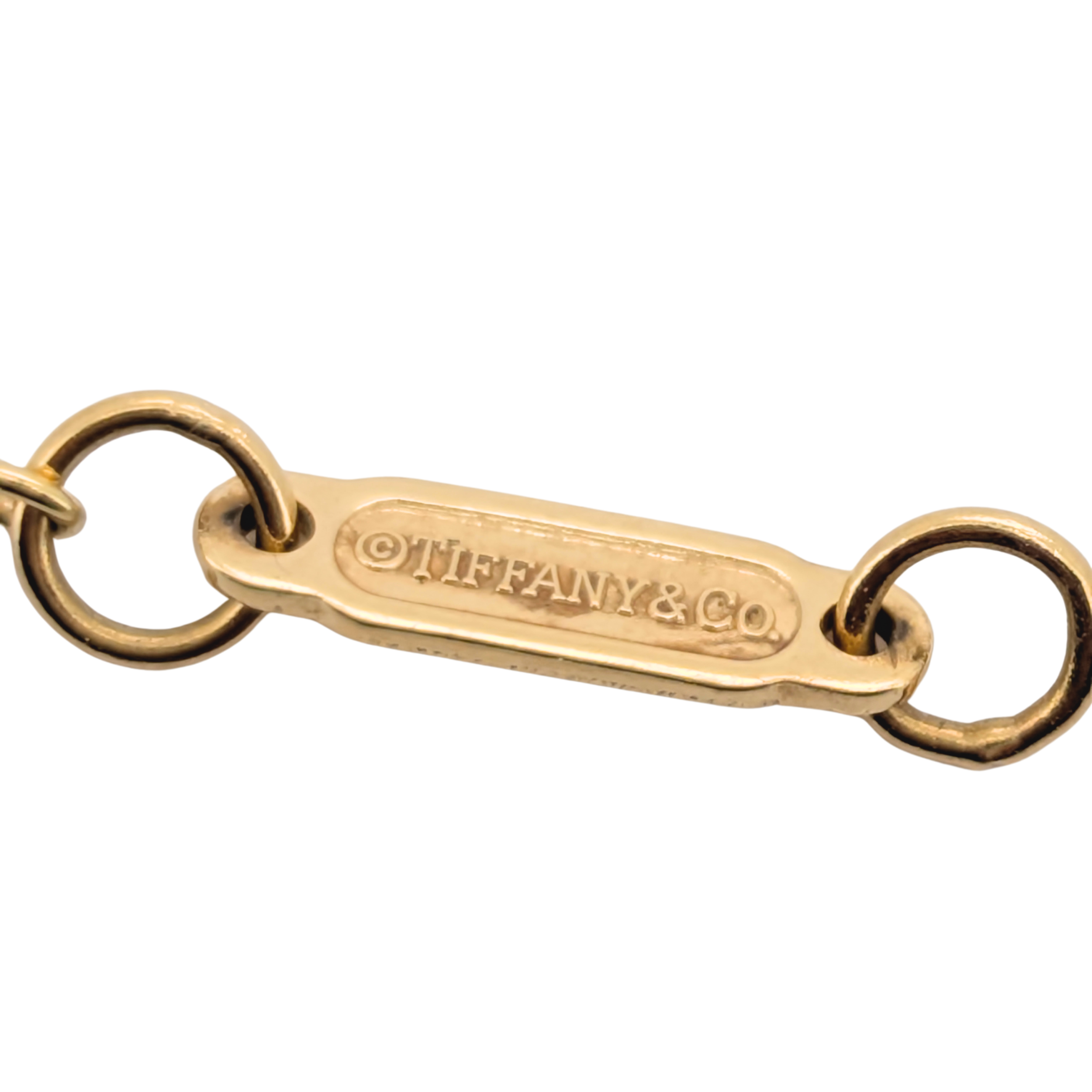Tiffany & Co. Return to Tiffany Small Heart Tag Pendant on Chain 18k Gold