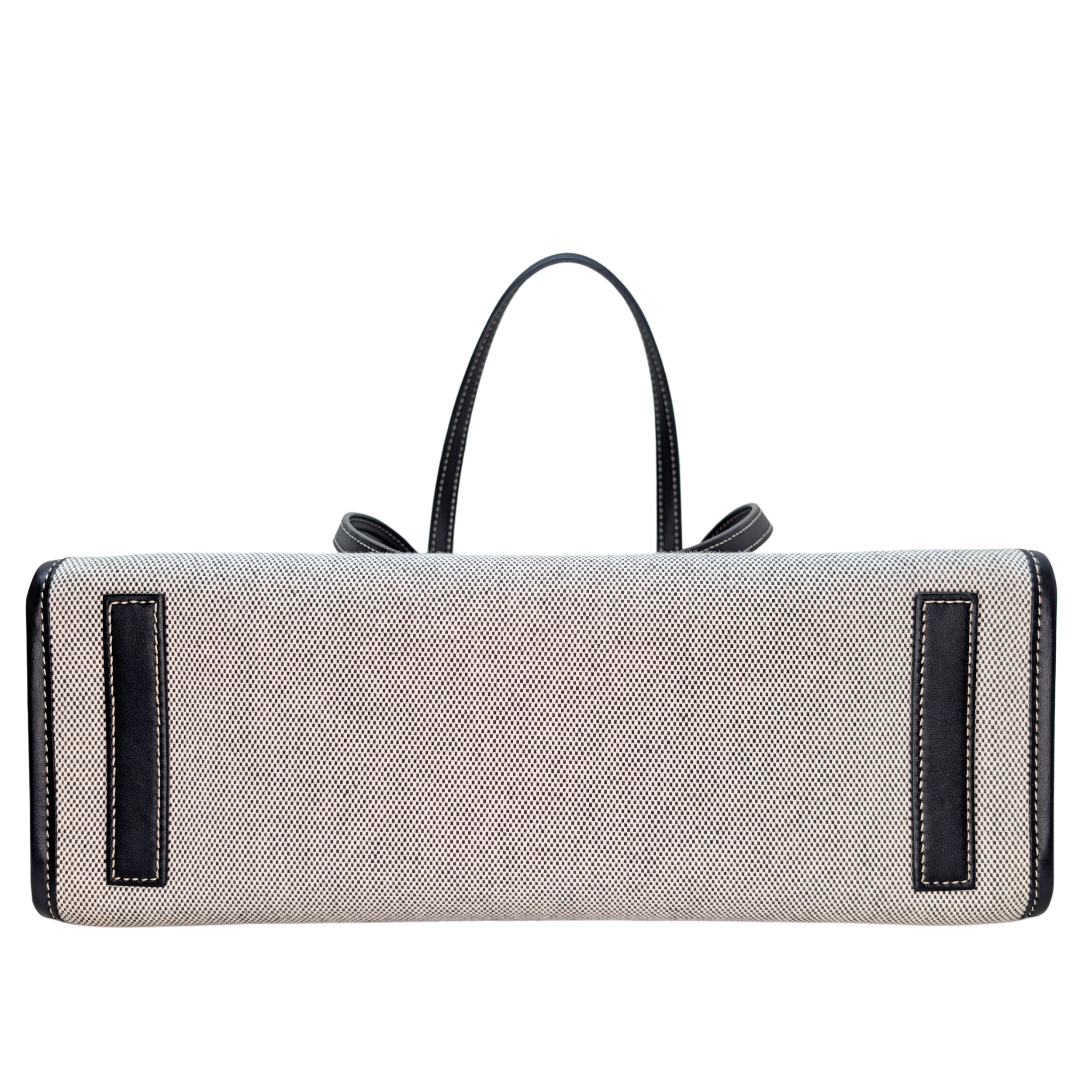 Burberry Canvas Smooth Calfskin Medium Two Tone Freya Tote