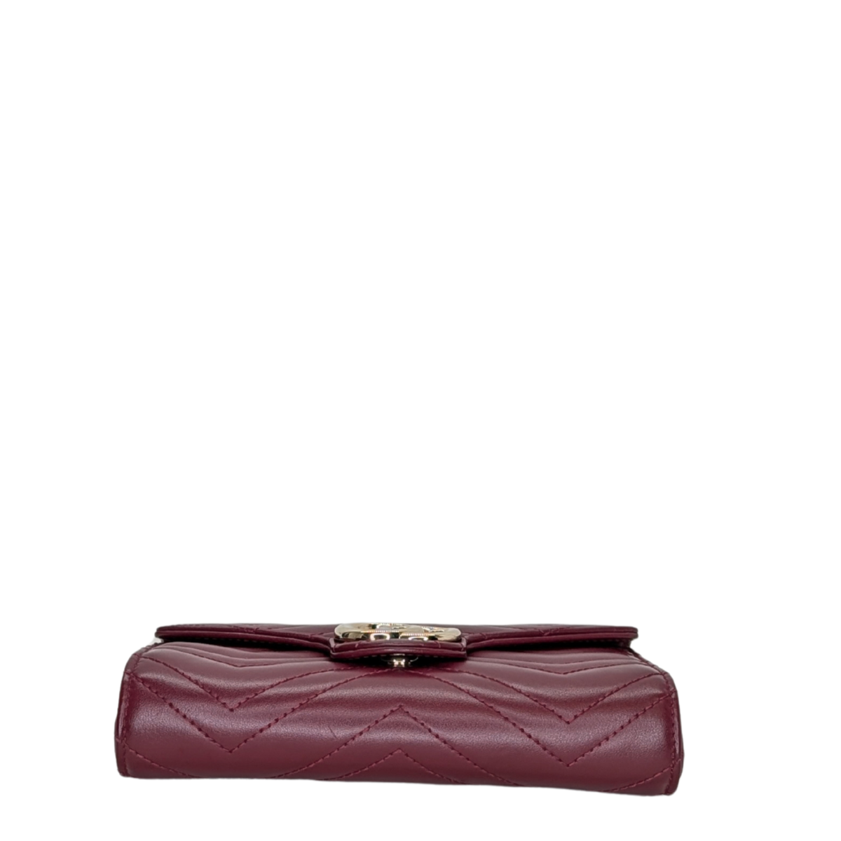 Gucci Marmont Small Wallet on Chain Bag Burgundy