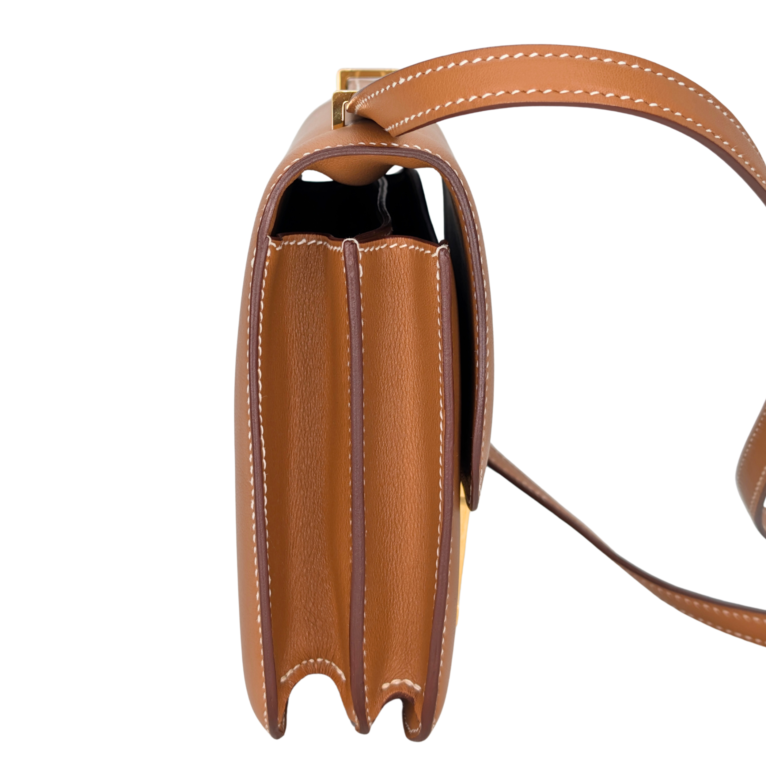 Hermes Mini Constance Swift Gold GHW Stamp C